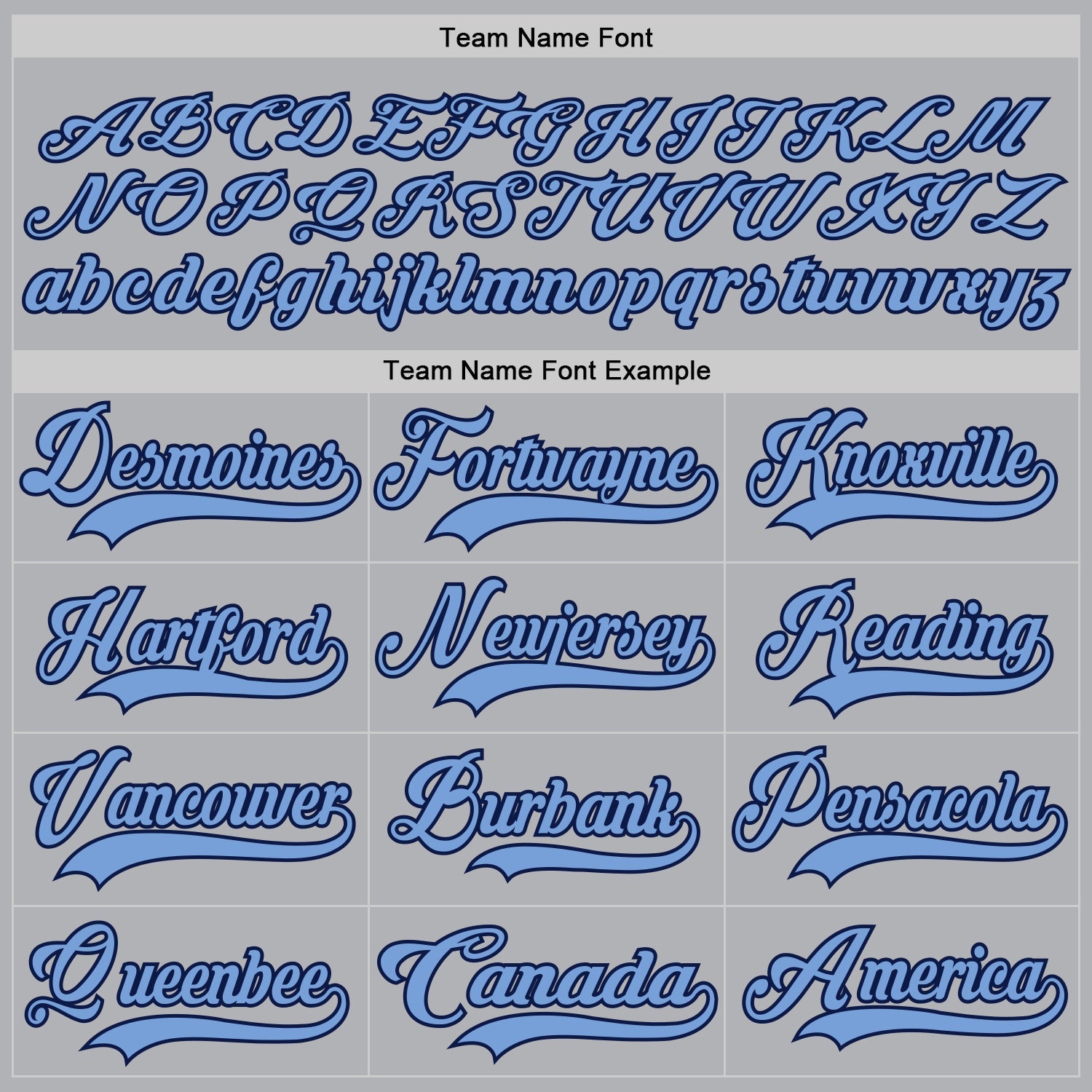 Custom Gray Light Blue-Navy Hockey Jersey view 4
