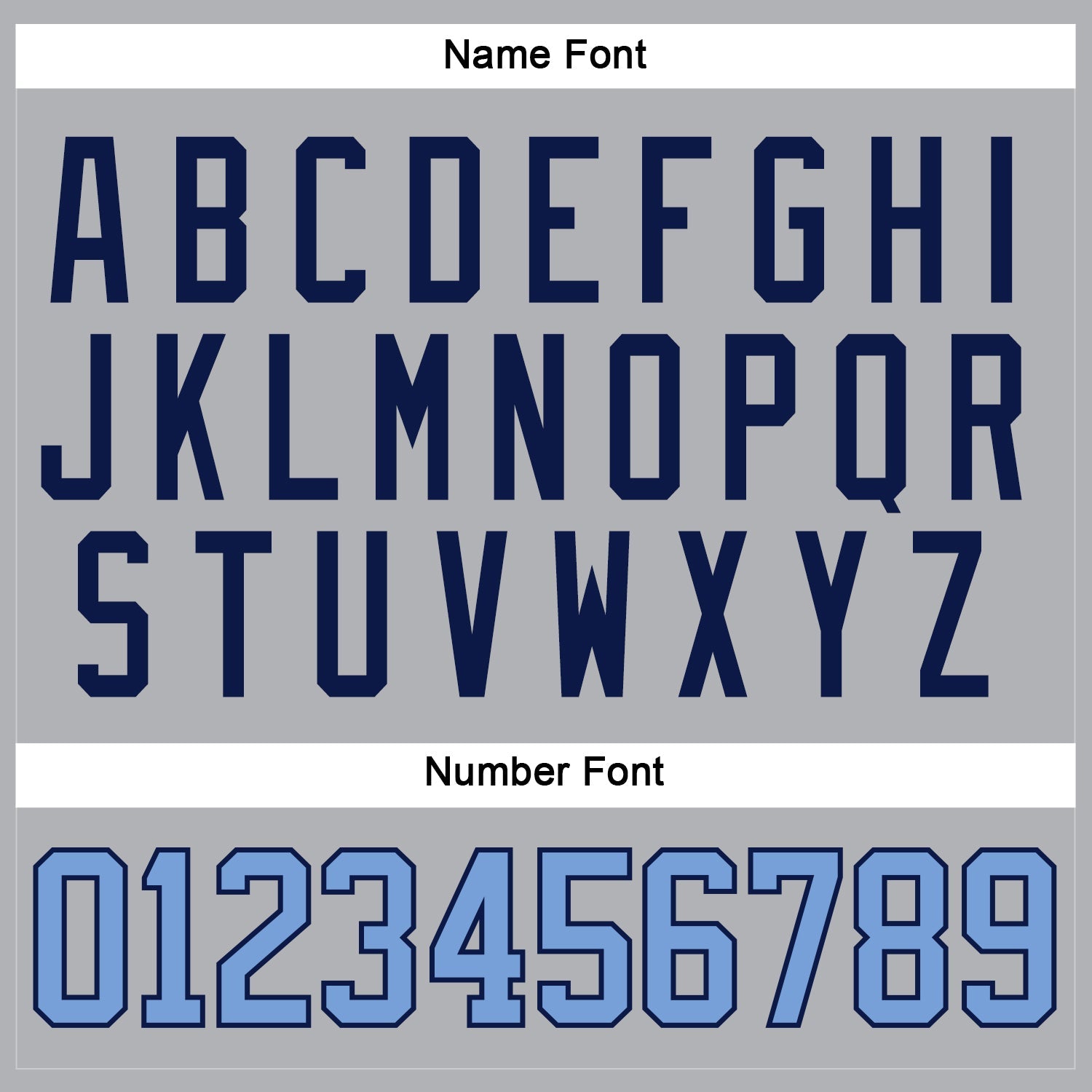 Custom Gray Light Blue-Navy Hockey Jersey view 5