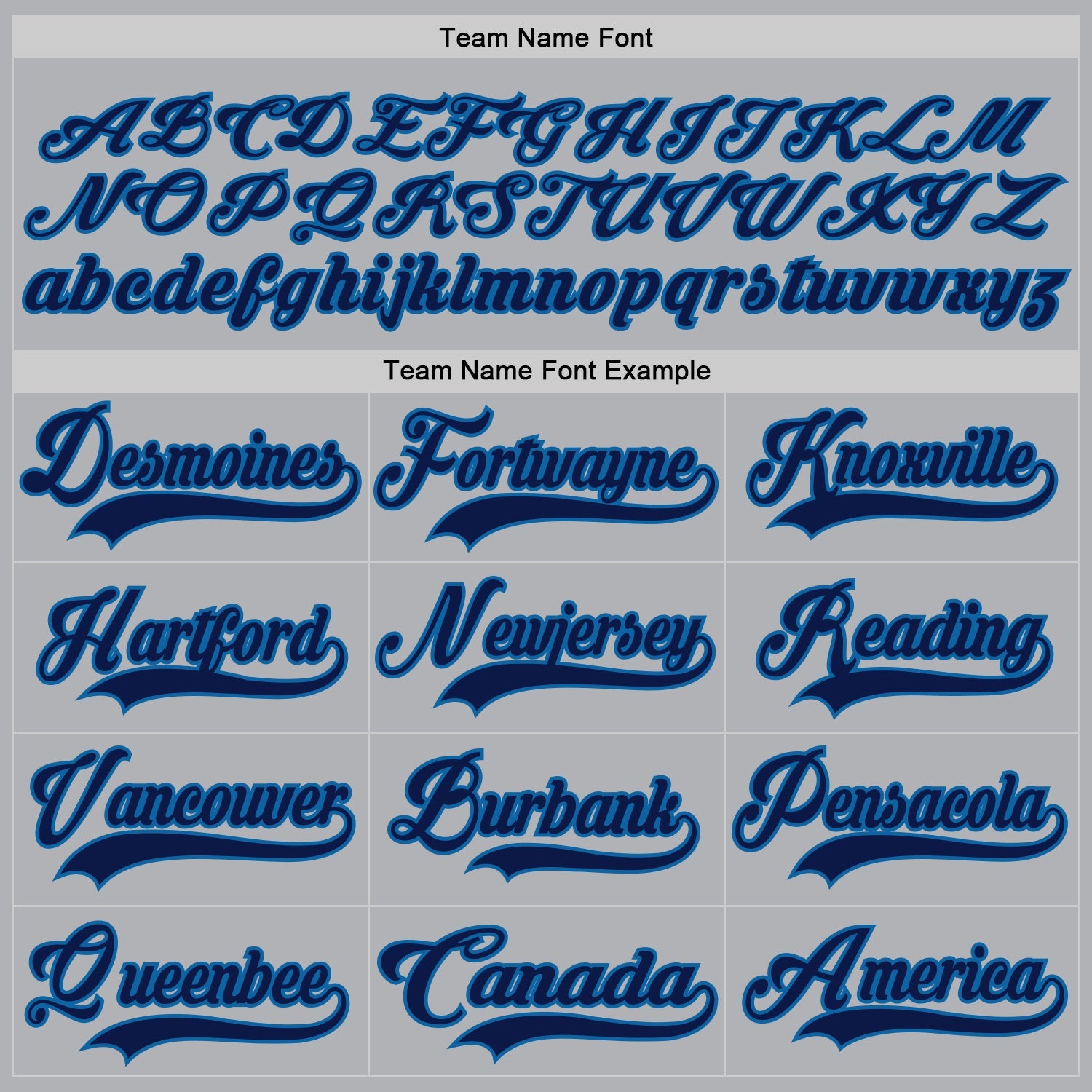 Custom Gray Navy-Blue Hockey Jersey view 4