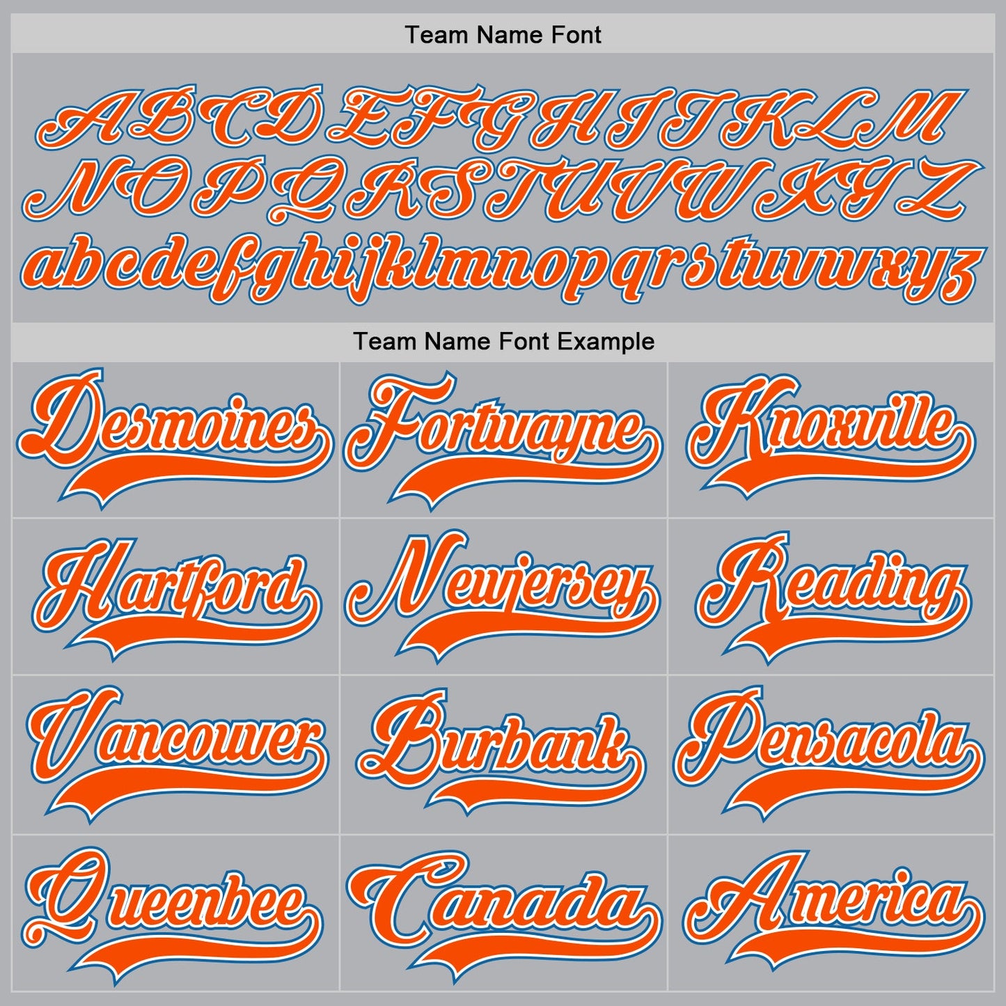 Custom Gray Orange-Blue Hockey Jersey view 4