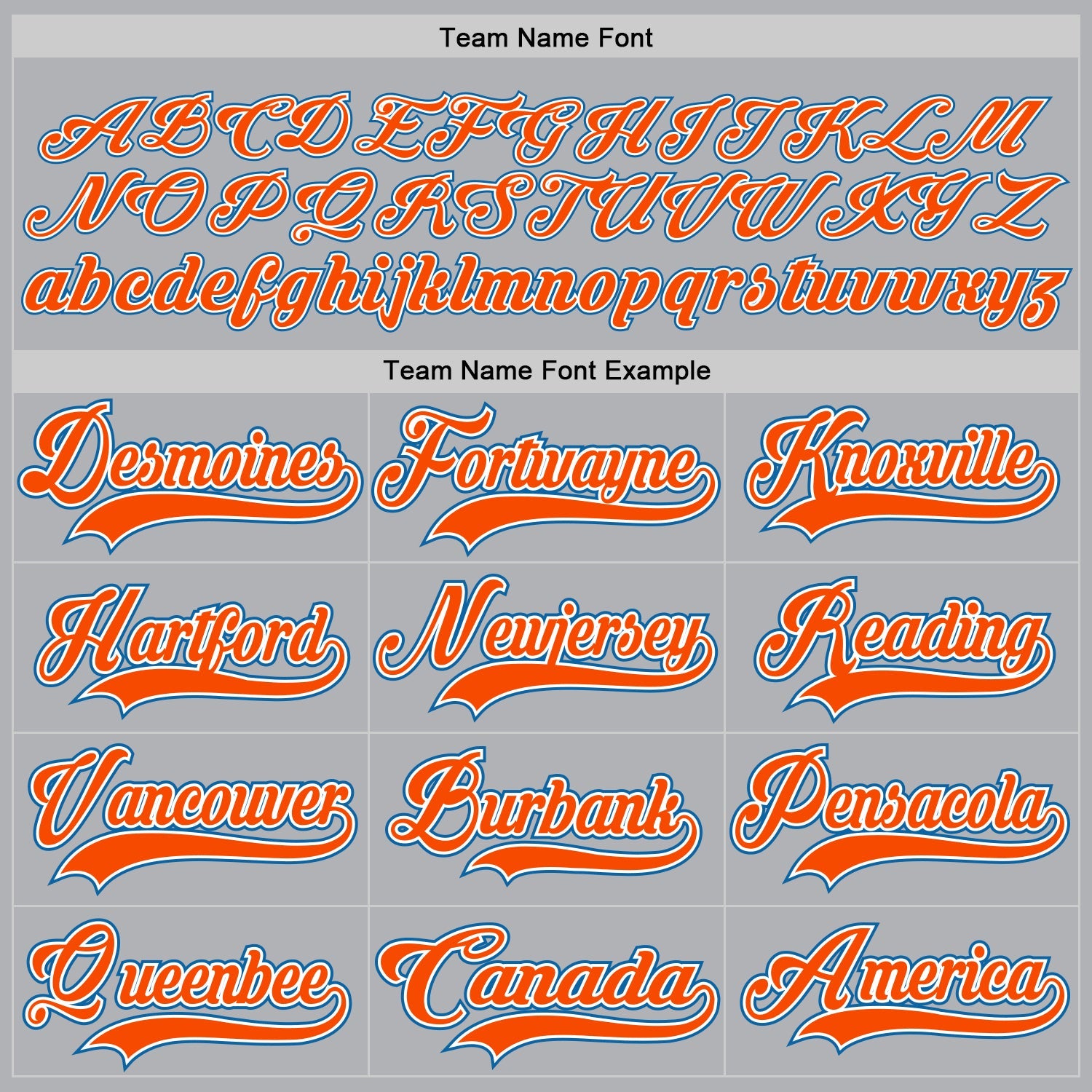 Custom Gray Orange-Blue Hockey Jersey view 4