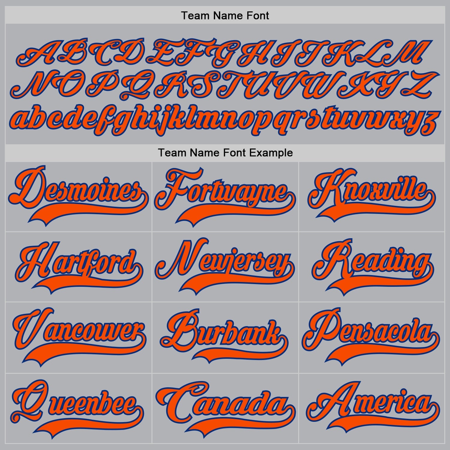 Custom Gray Orange-Royal Hockey Jersey view 4