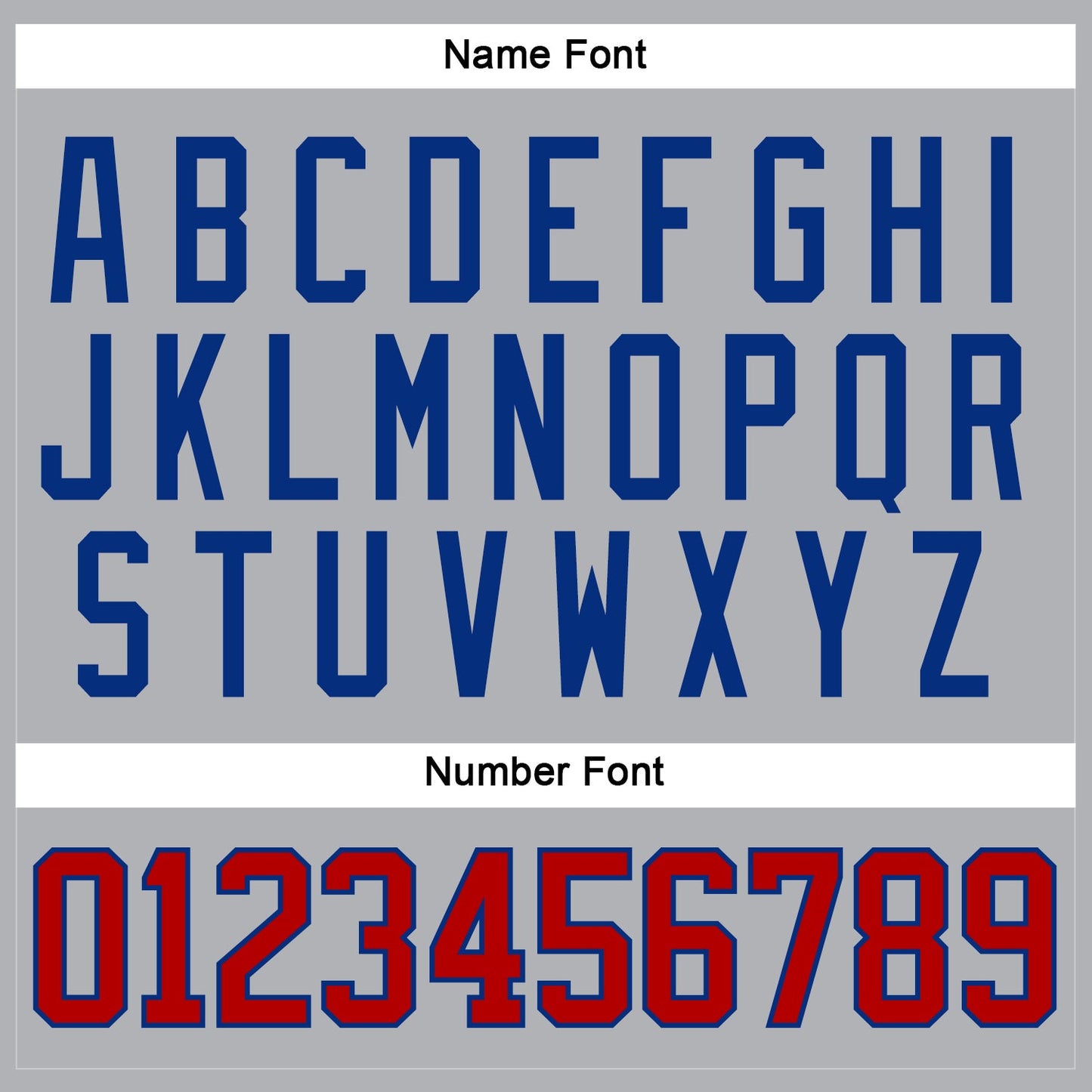 Custom Gray Red-Royal Hockey Jersey view 5