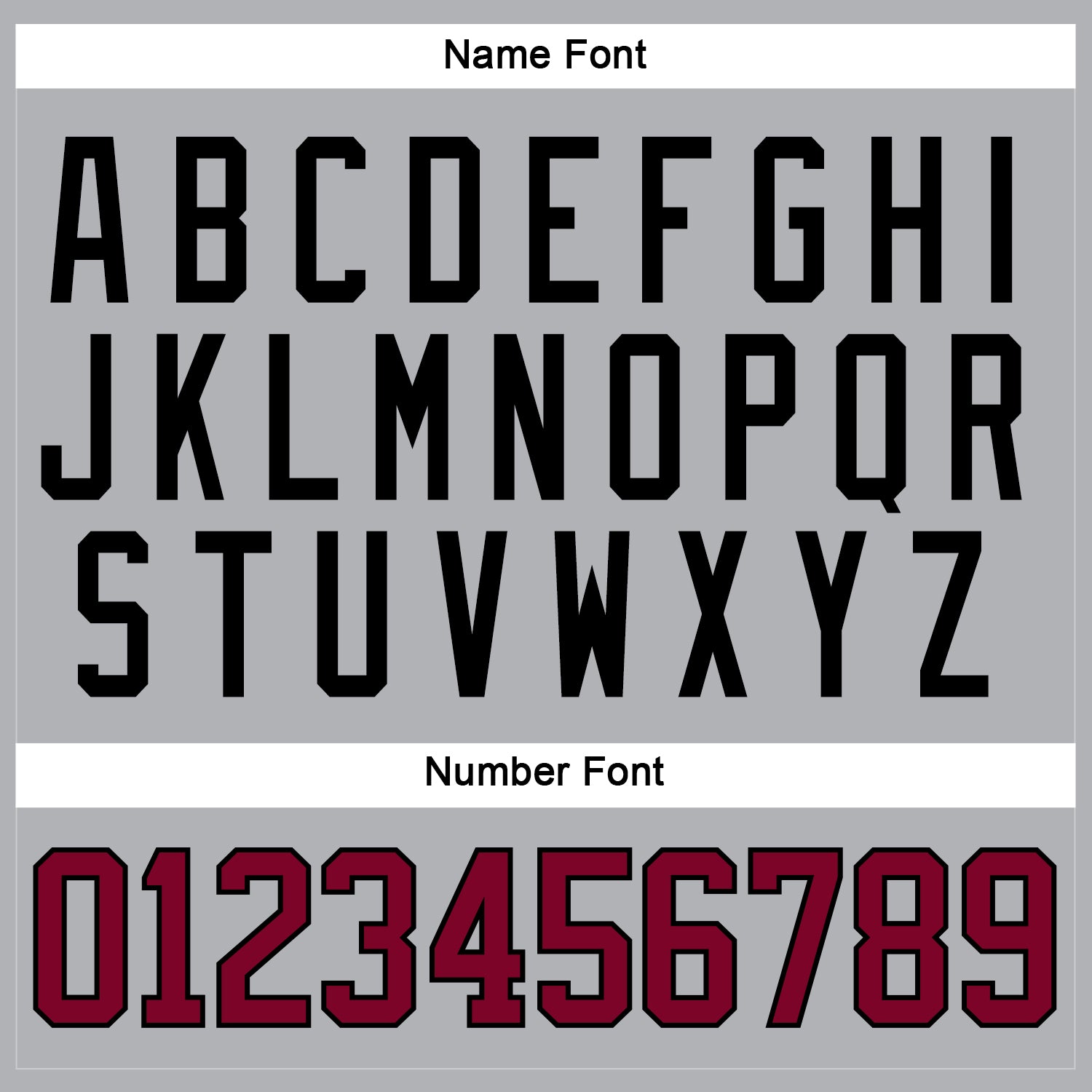 Custom Gray Maroon-Black Hockey Jersey view 5