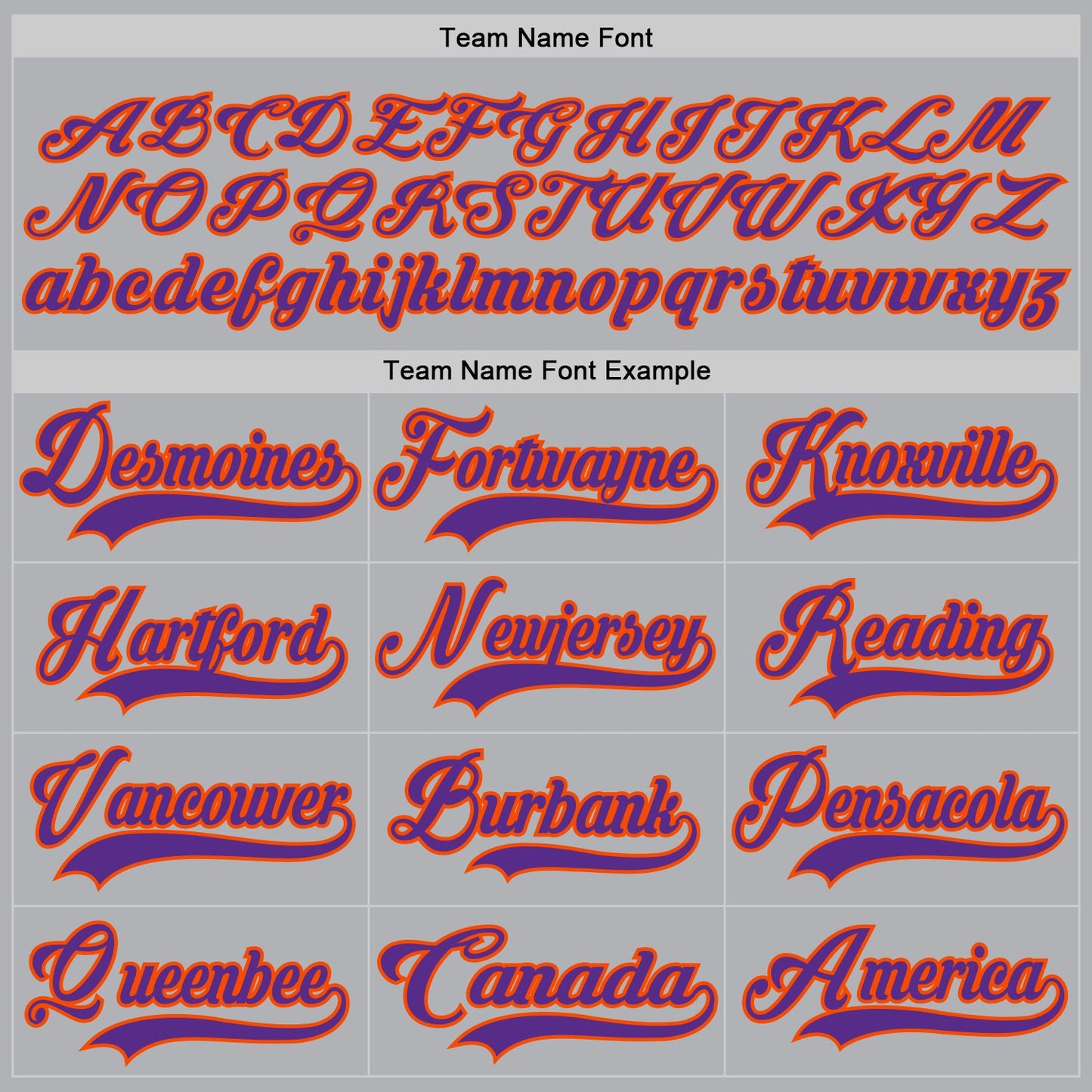 Custom Gray Purple-Orange Hockey Jersey view 4