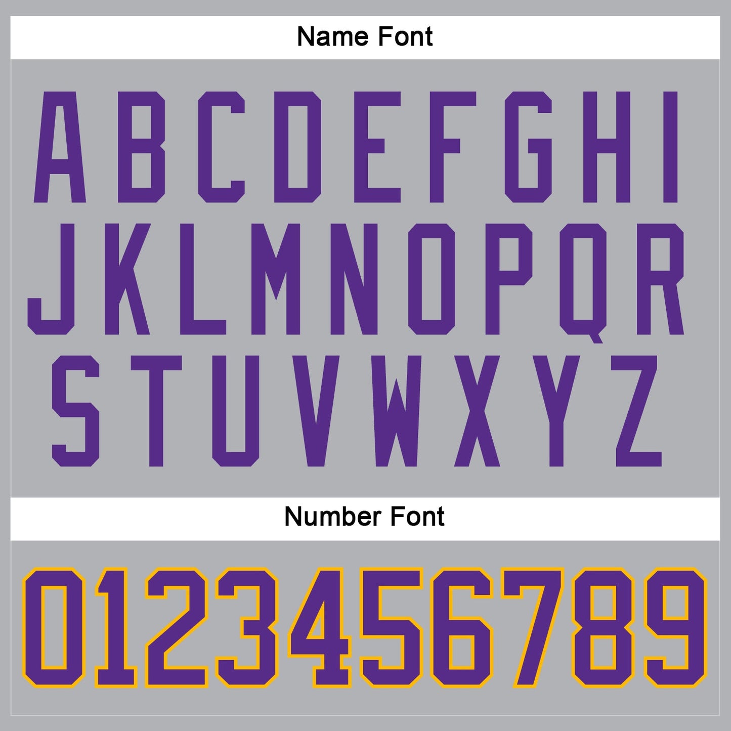 Custom Gray Purple-Gold Hockey Jersey view 5