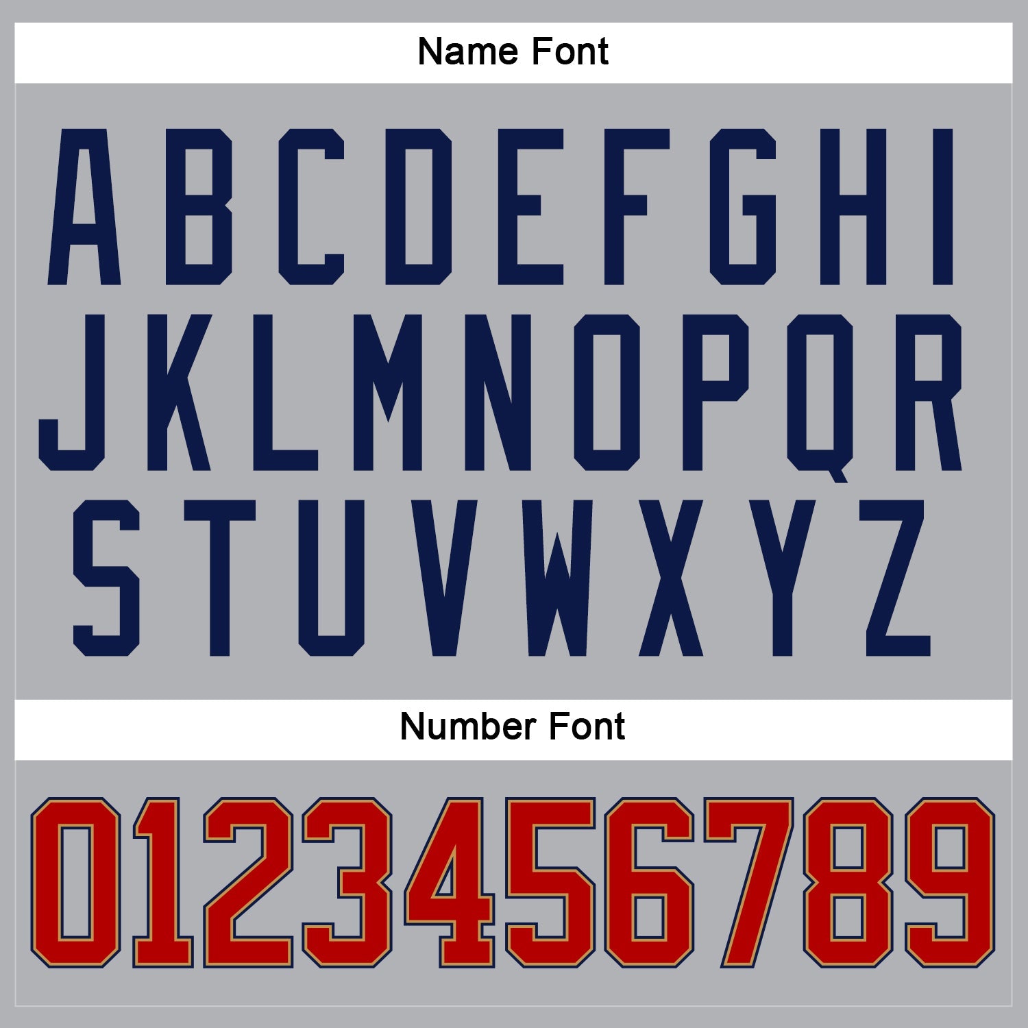 Custom Gray Red Old Gold-Navy Hockey Jersey view 5