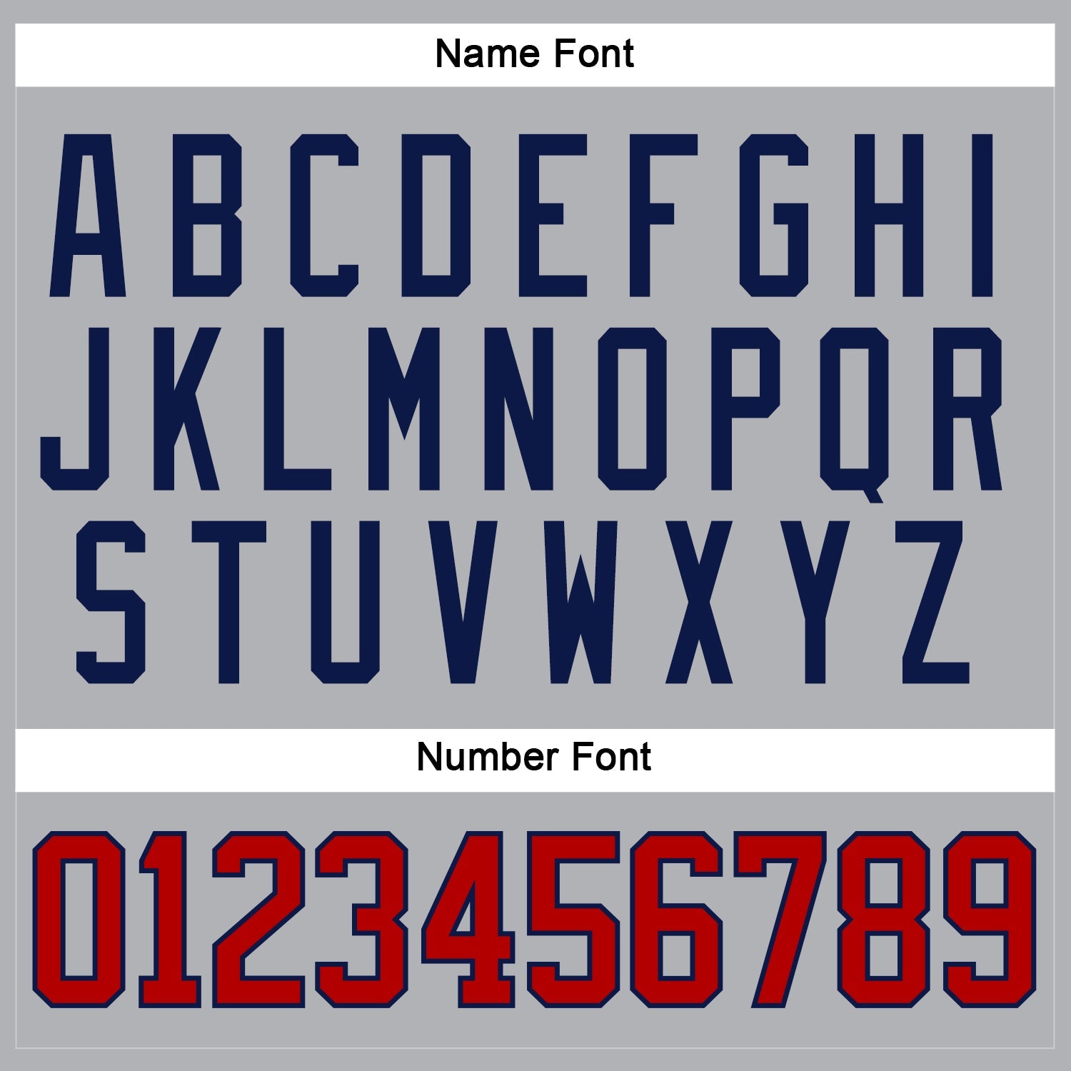 Custom Gray Red-Navy Hockey Jersey view 5