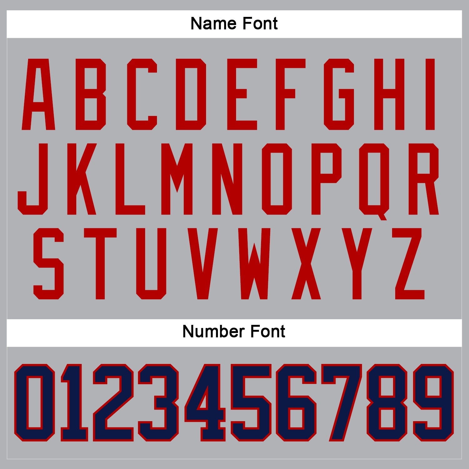 Custom Gray Navy-Red Hockey Jersey view 5