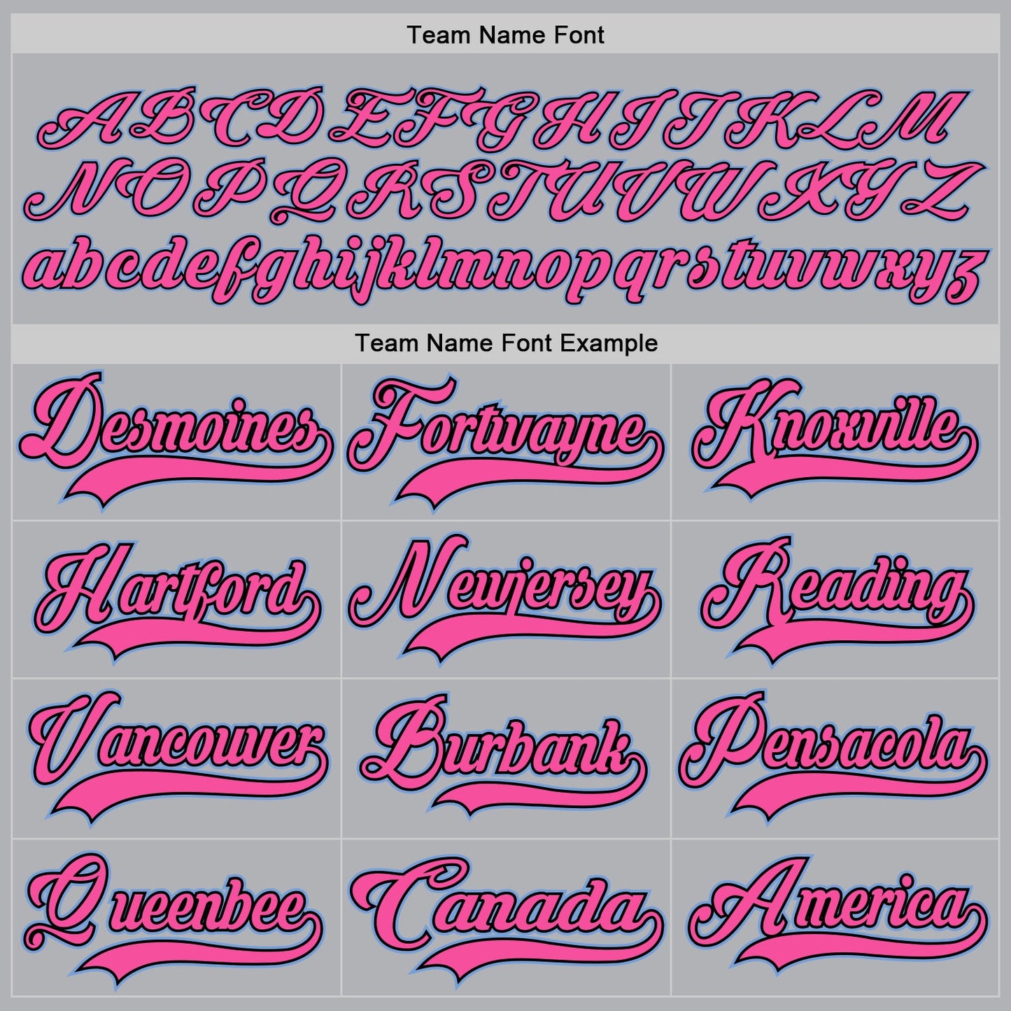 Custom Gray Light Blue Black-Pink Hockey Jersey view 4
