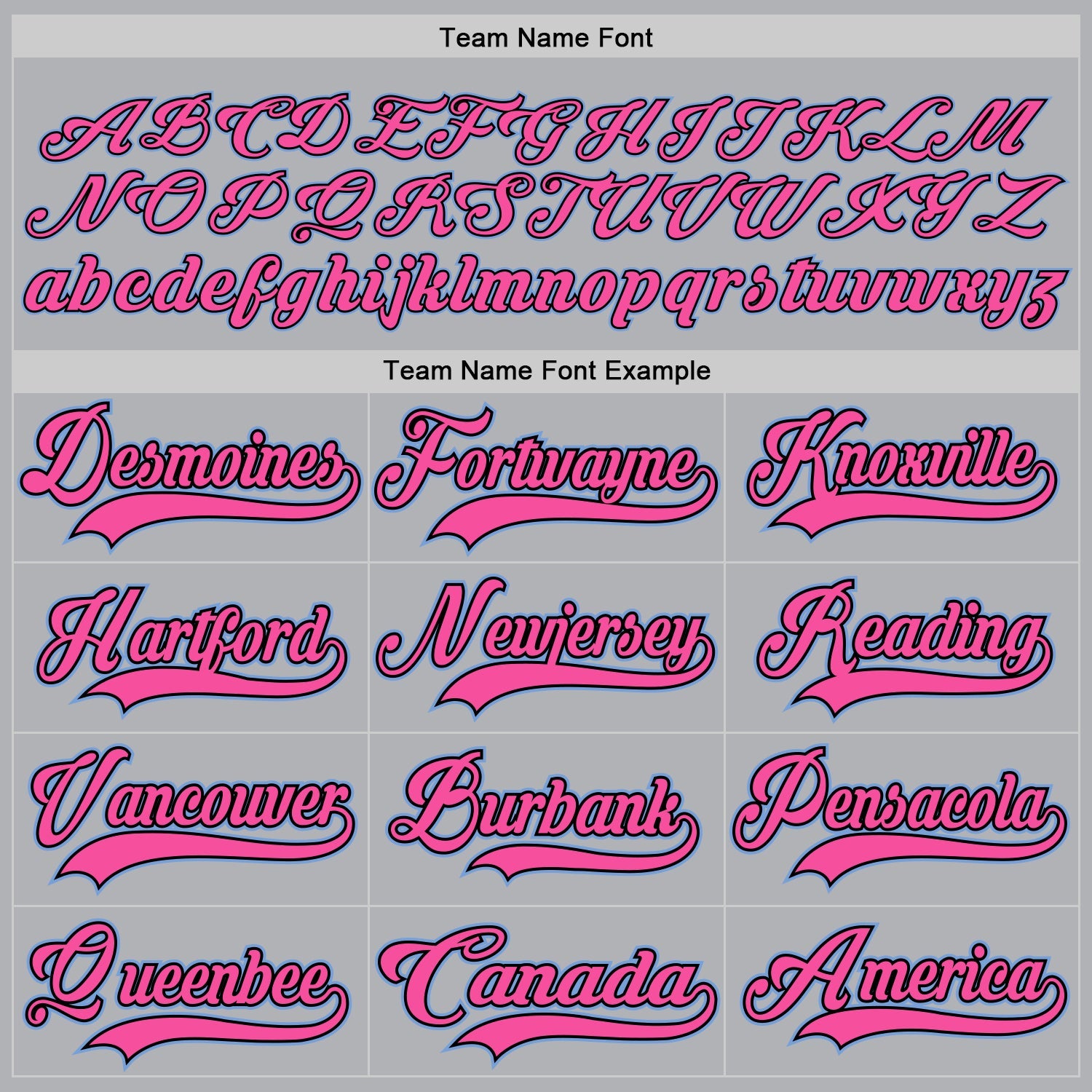 Custom Gray Light Blue Black-Pink Hockey Jersey view 4
