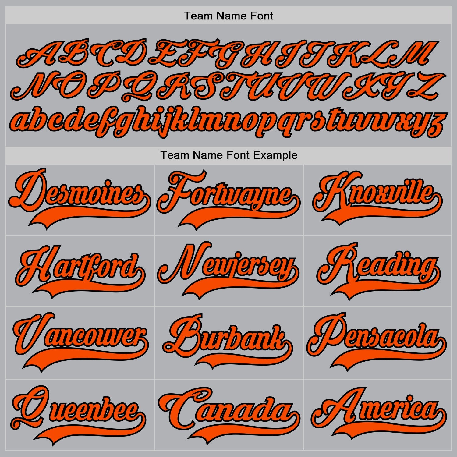 Custom Gray Orange-Black Hockey Jersey view 4
