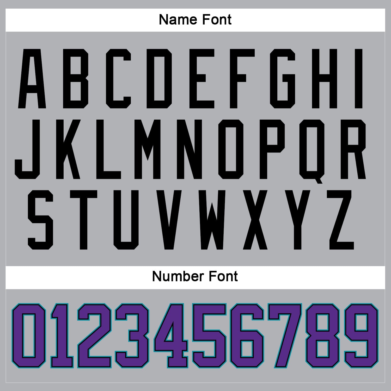 Custom Gray Purple Black-Teal Hockey Jersey view 5