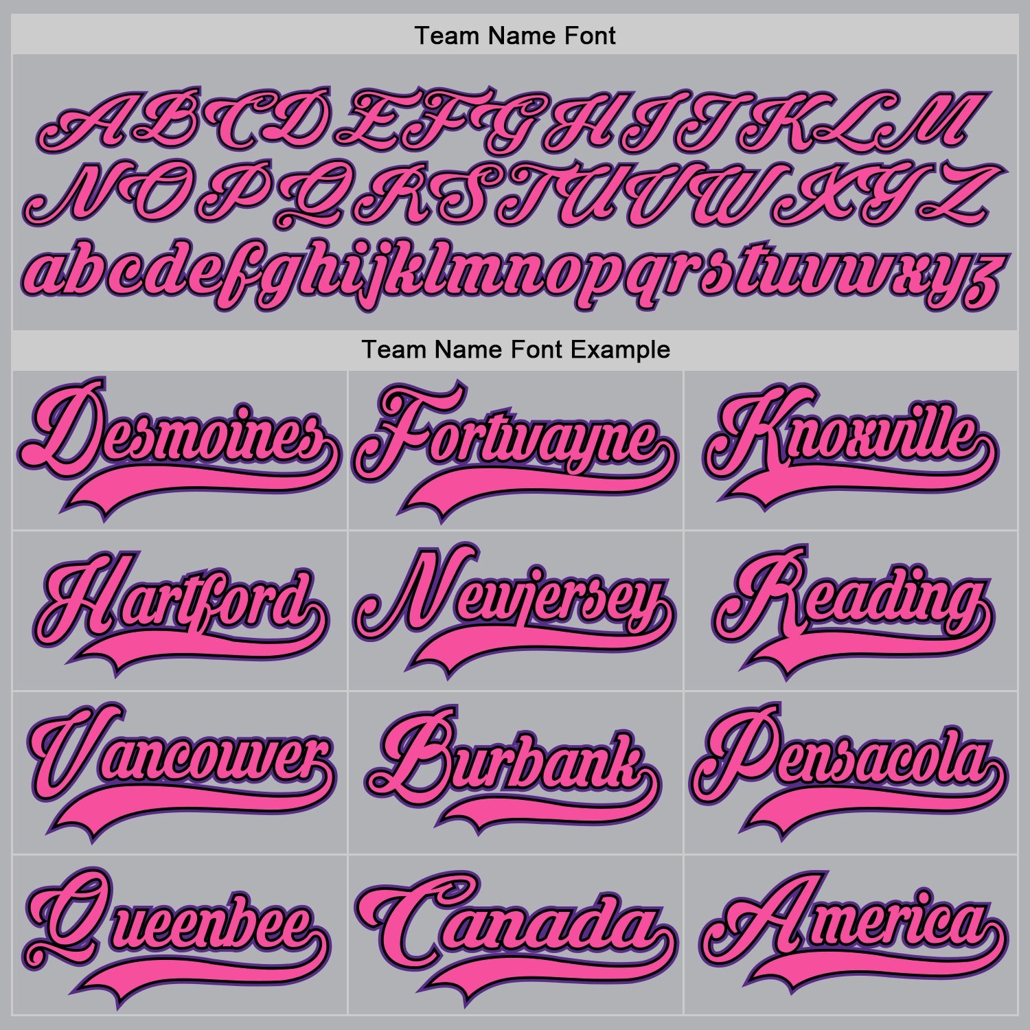 Custom Gray Purple Black-Pink Hockey Jersey view 4