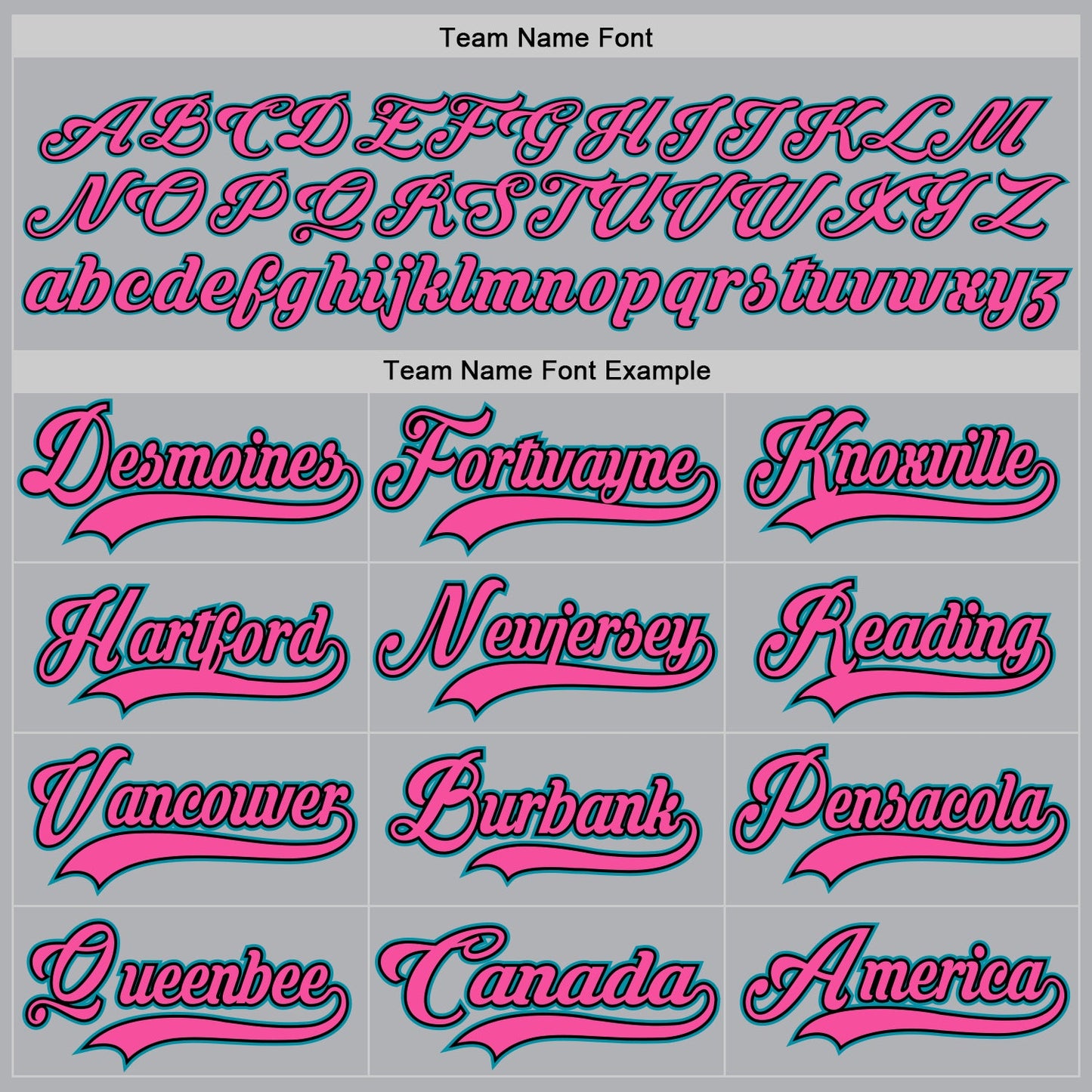 Custom Gray Teal Black-Pink Hockey Jersey view 4
