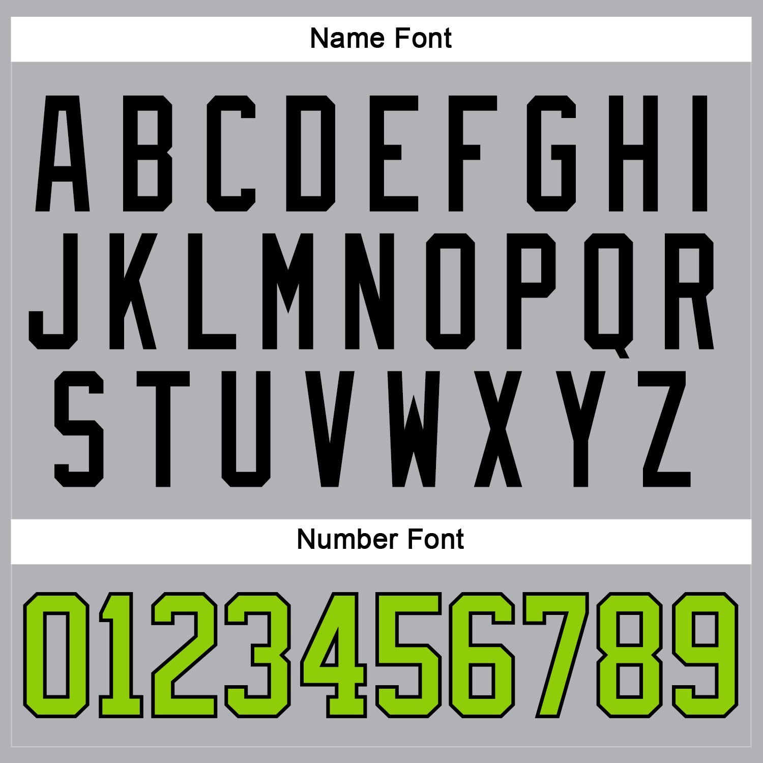Custom Gray Neon Green-Black Hockey Jersey view 5