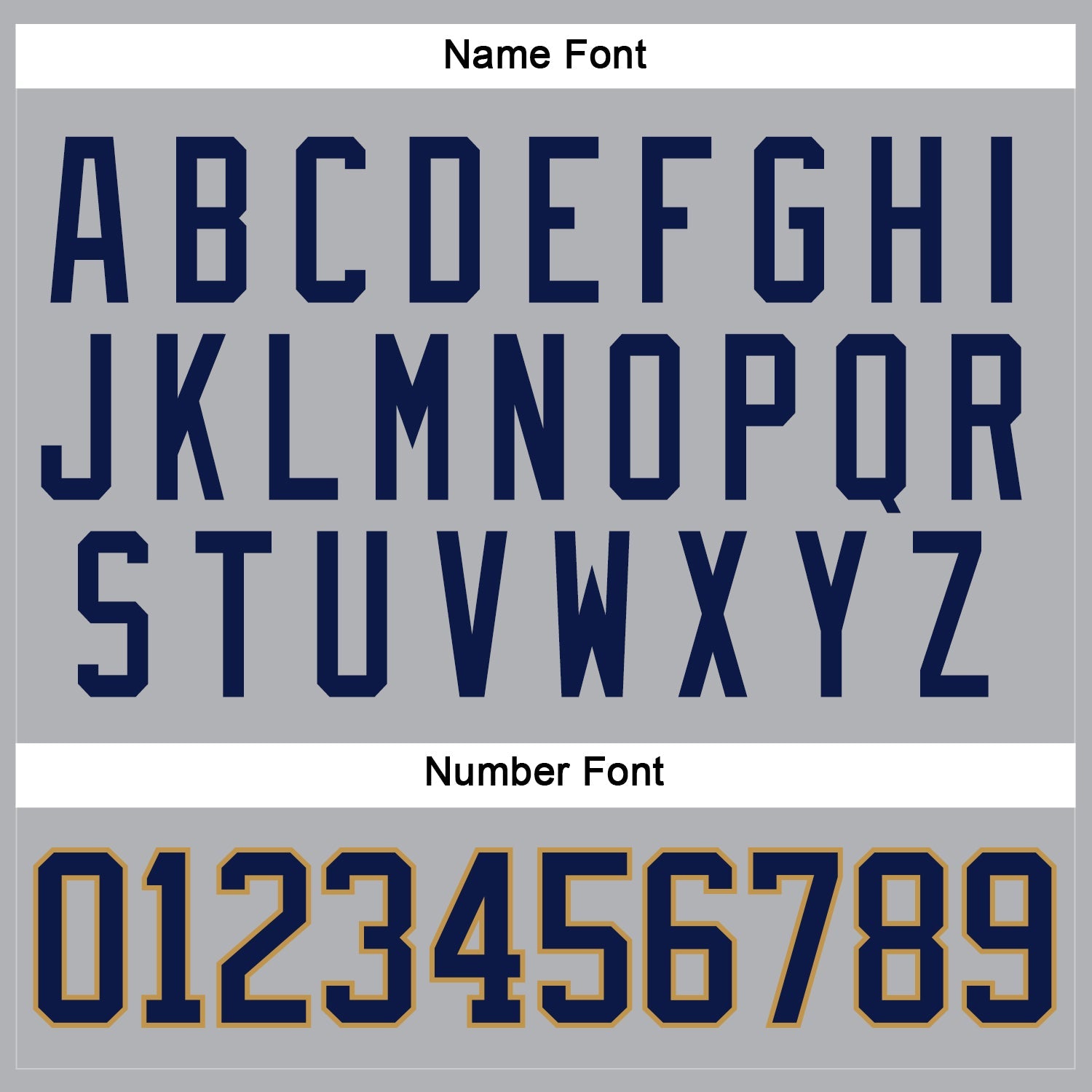 Custom Gray Navy-Old Gold Hockey Jersey view 5