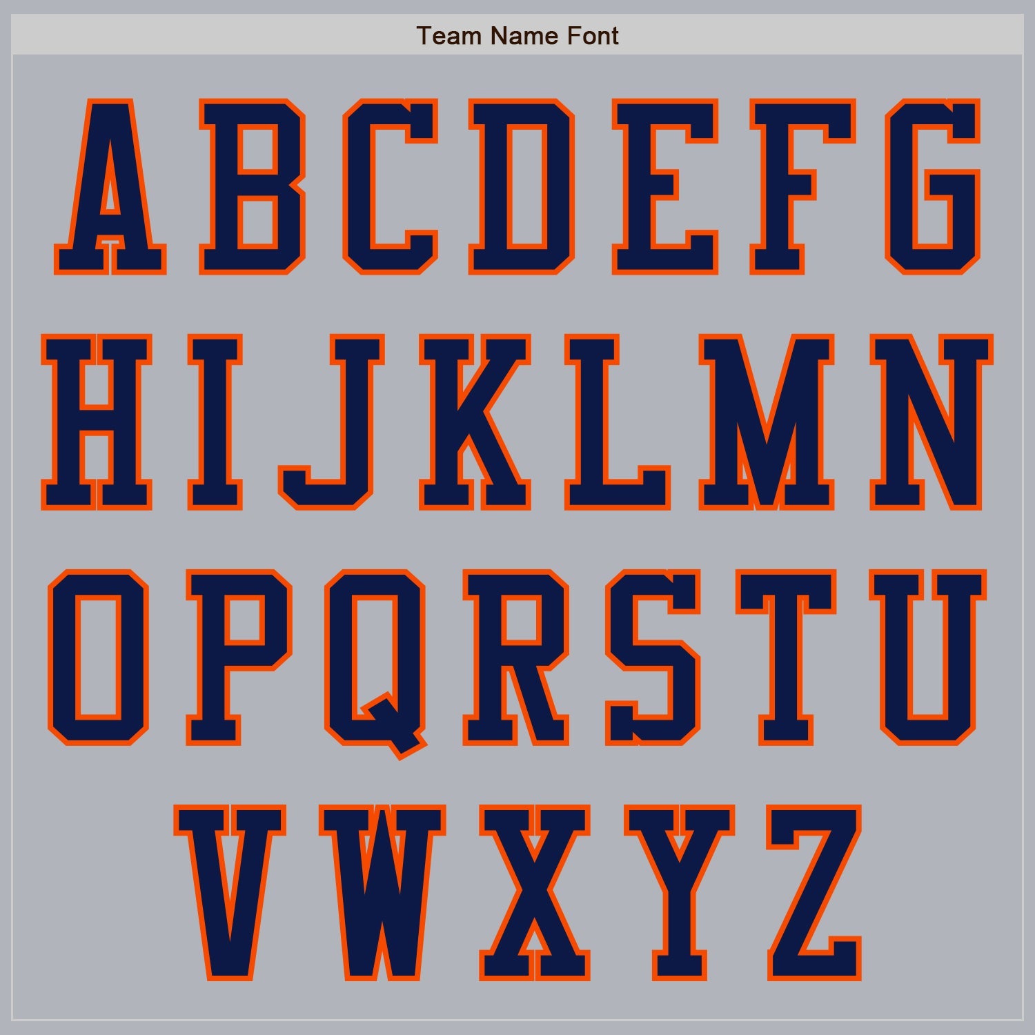 Custom Gray Navy-Orange Authentic Baseball Jersey view 7