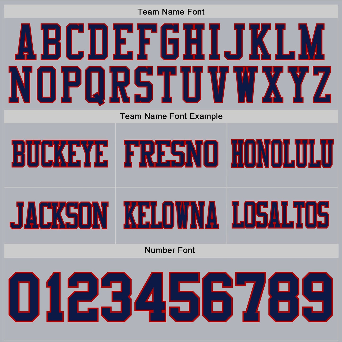 Custom Gray Navy-Red Authentic Football Jersey view 4