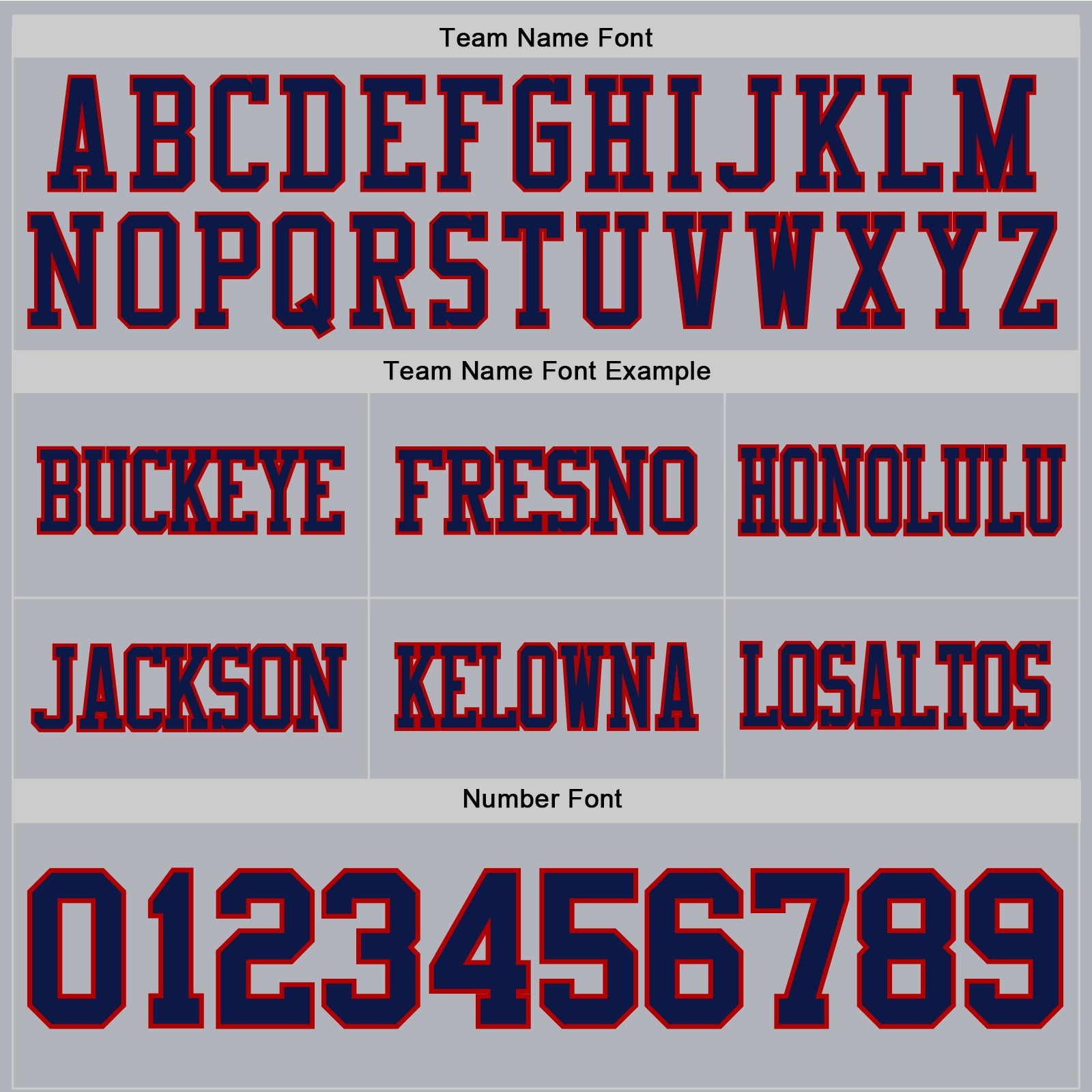 Custom Gray Navy-Red Authentic Football Jersey view 4