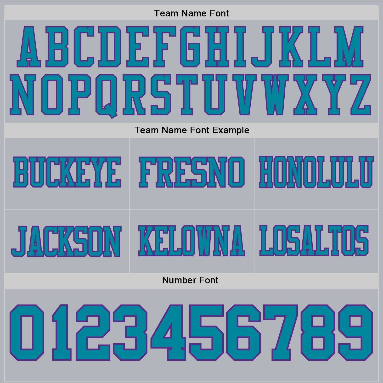 Custom Gray Teal-Purple Authentic Football Jersey view 4