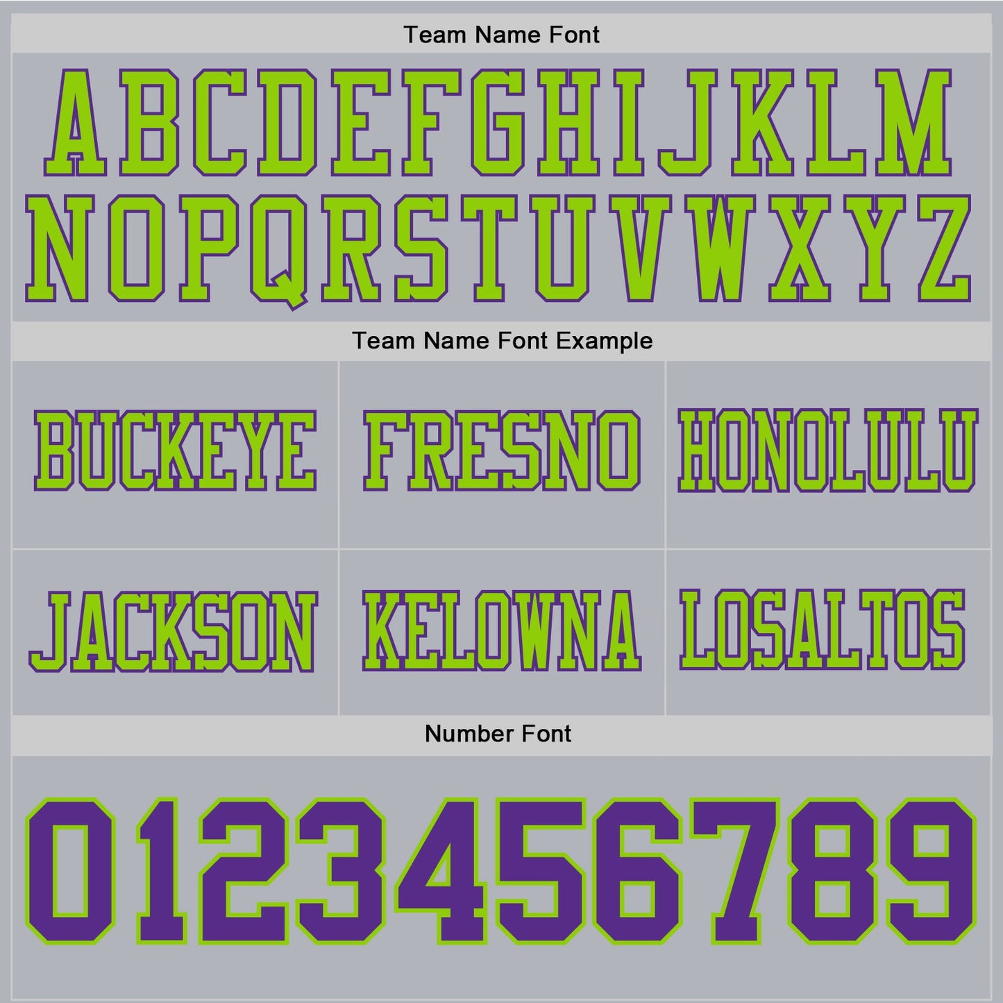Custom Gray Purple-Neon Green Authentic Football Jersey view 4