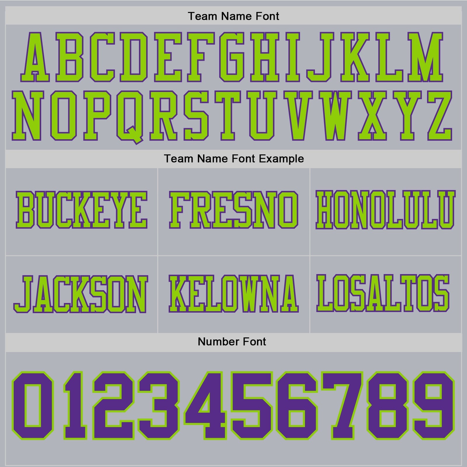 Custom Gray Purple-Neon Green Authentic Football Jersey view 4