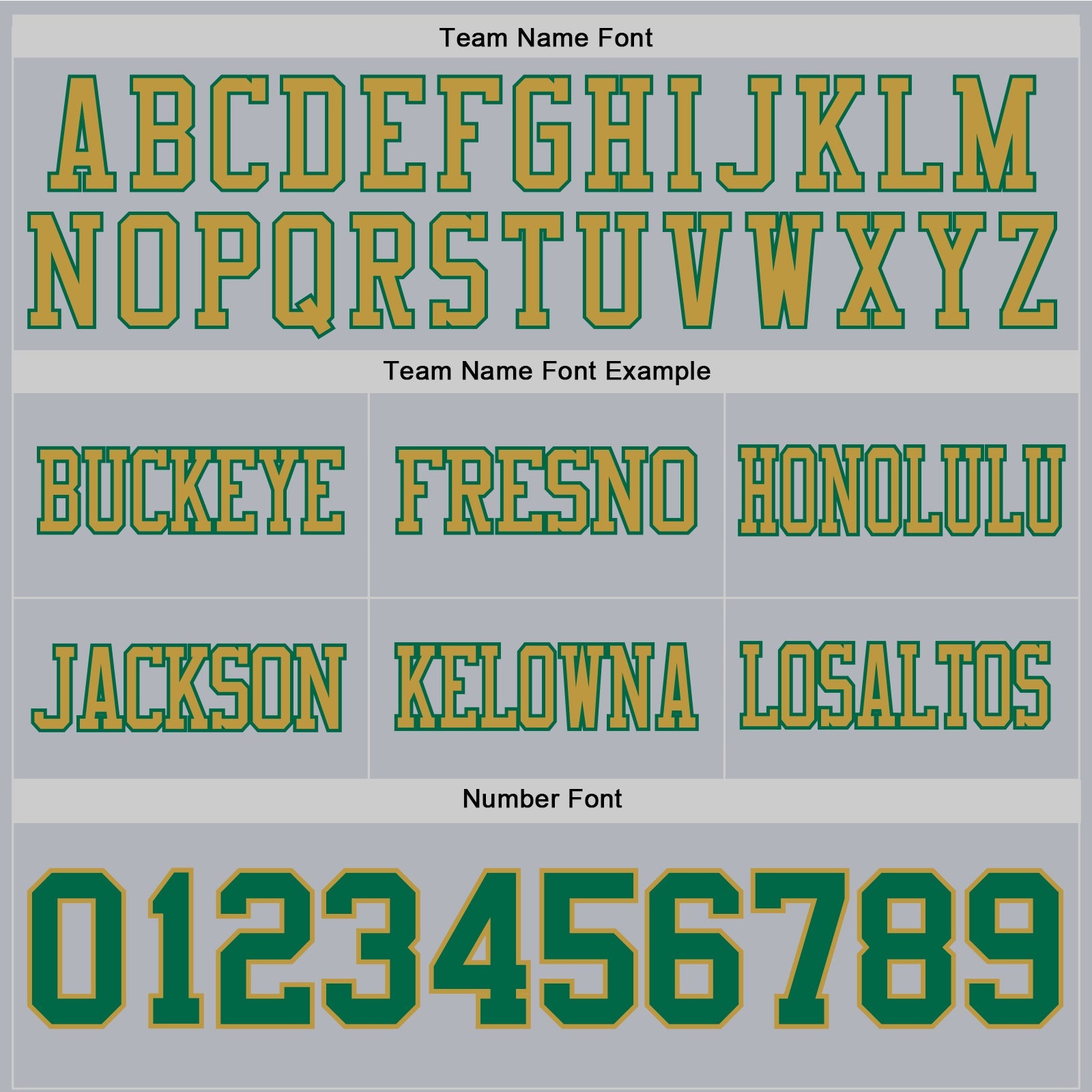 Custom Gray Kelly Green-Old Gold Authentic Football Jersey view 4