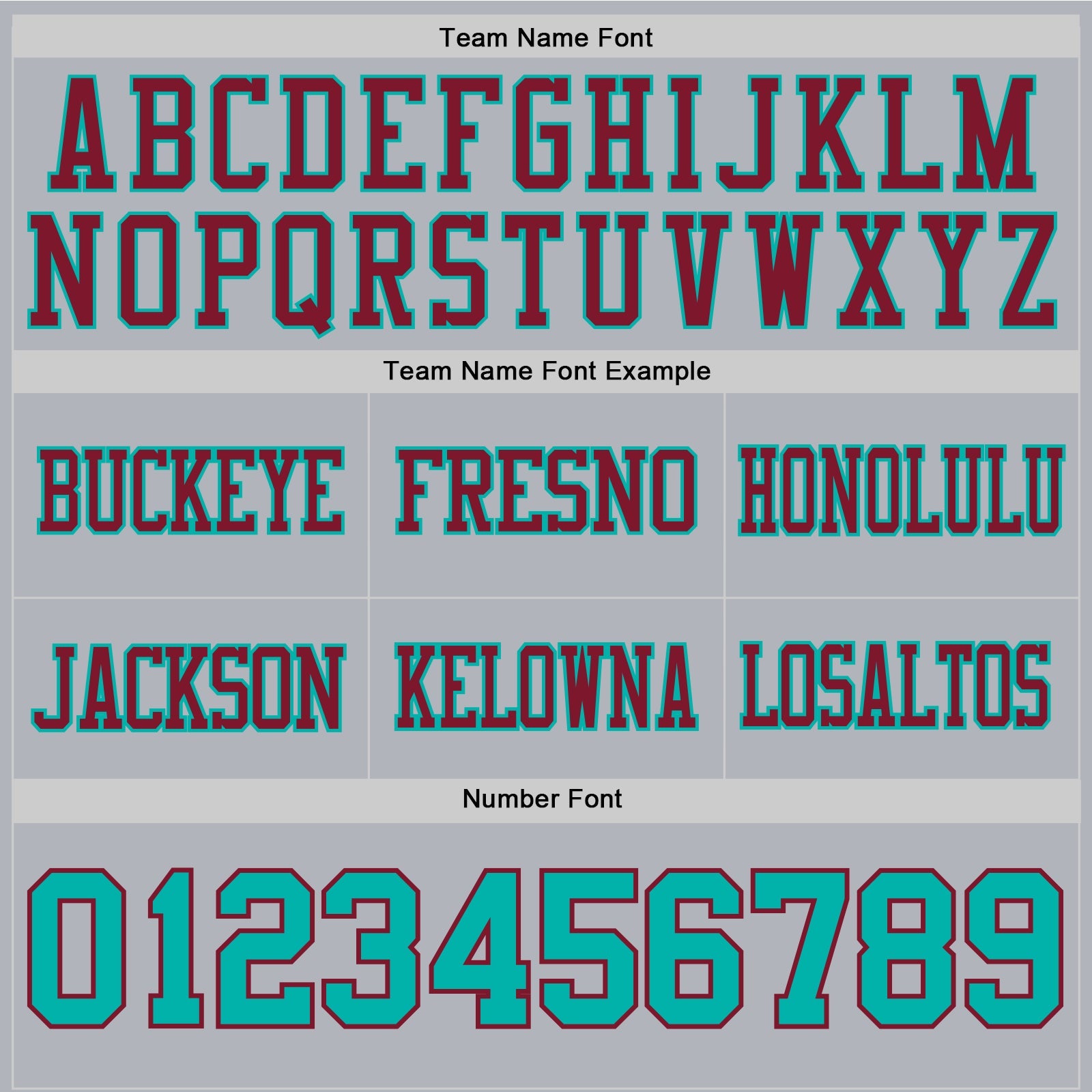 Custom Gray Aqua-Crimson Authentic Football Jersey view 4