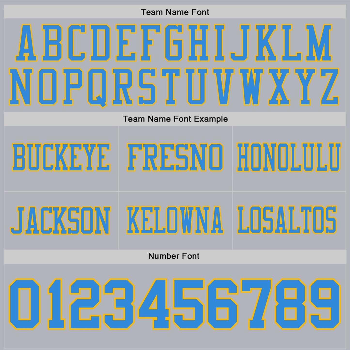 Custom Gray Powder Blue-Gold Authentic Football Jersey view 4