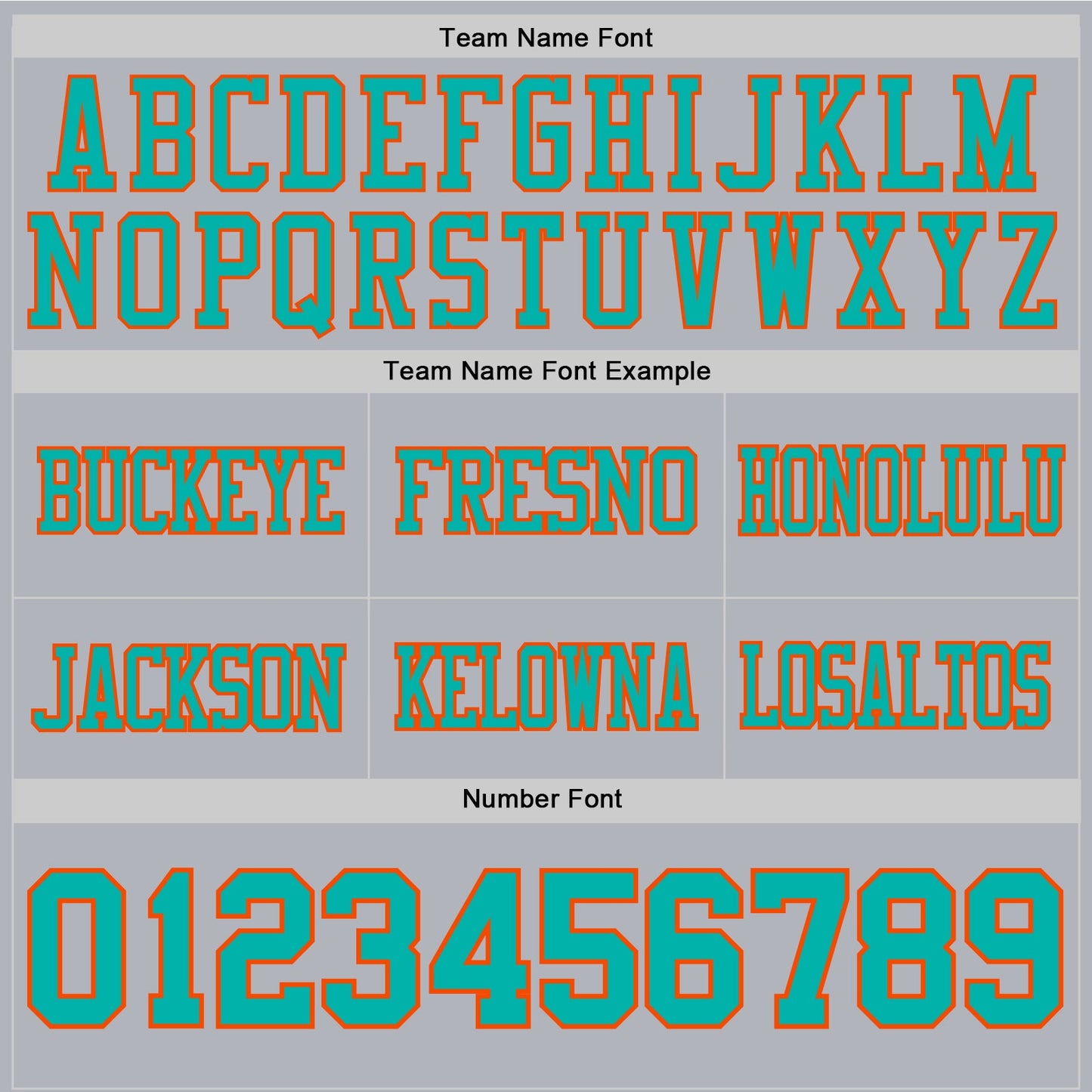 Custom Gray Aqua-Orange Authentic Football Jersey view 4
