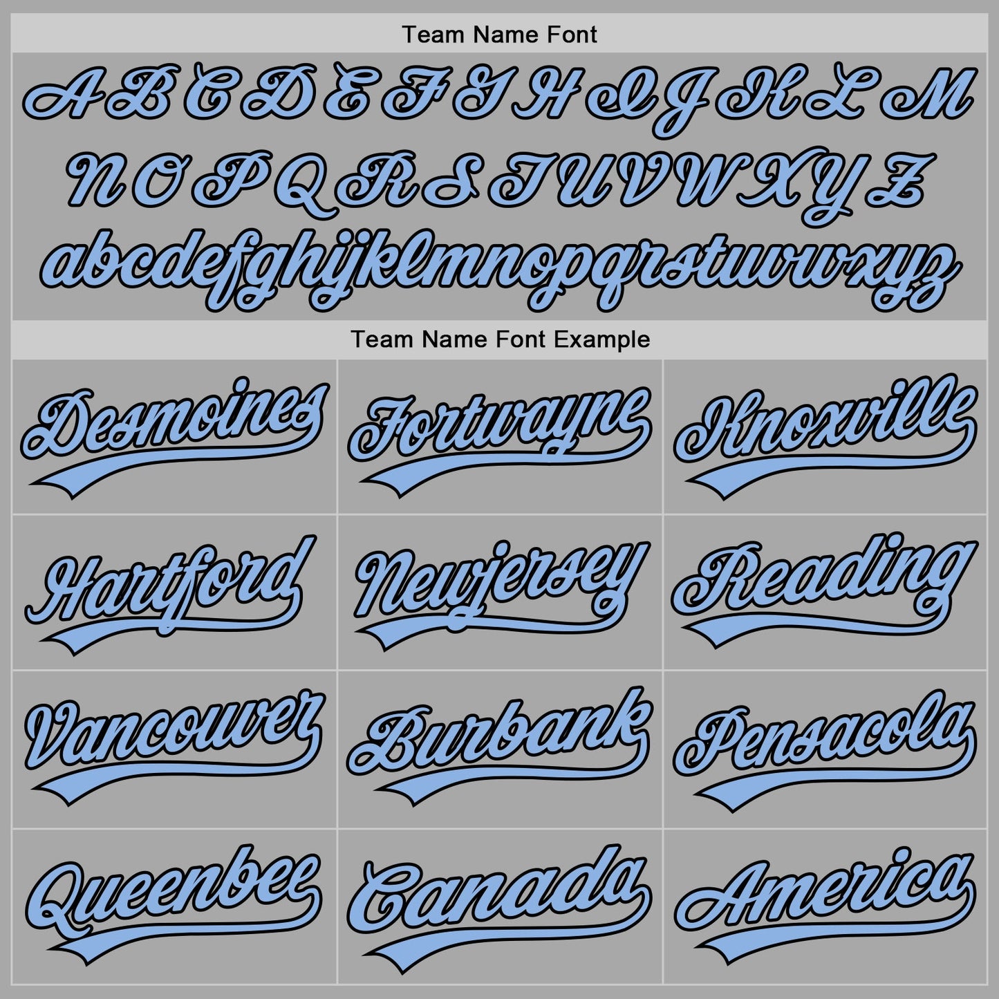 Custom Stitched Gray Light Blue-Black Baseball Pullover Sweatshirt Hoodie view 3