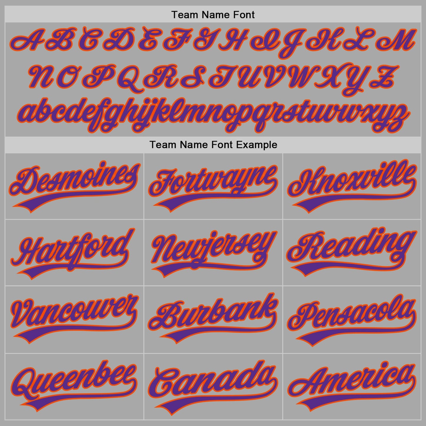 Custom Stitched Gray Purple-Orange Baseball Pullover Sweatshirt Hoodie view 3