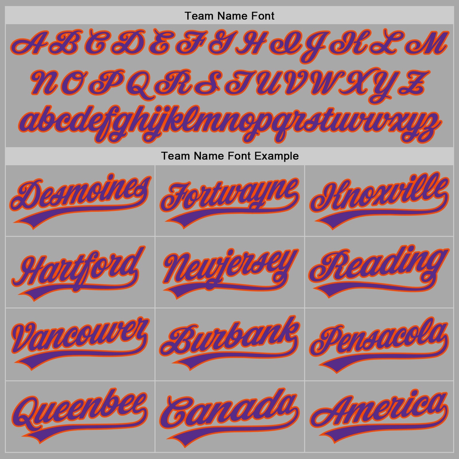 Custom Stitched Gray Purple-Orange Baseball Pullover Sweatshirt Hoodie view 3