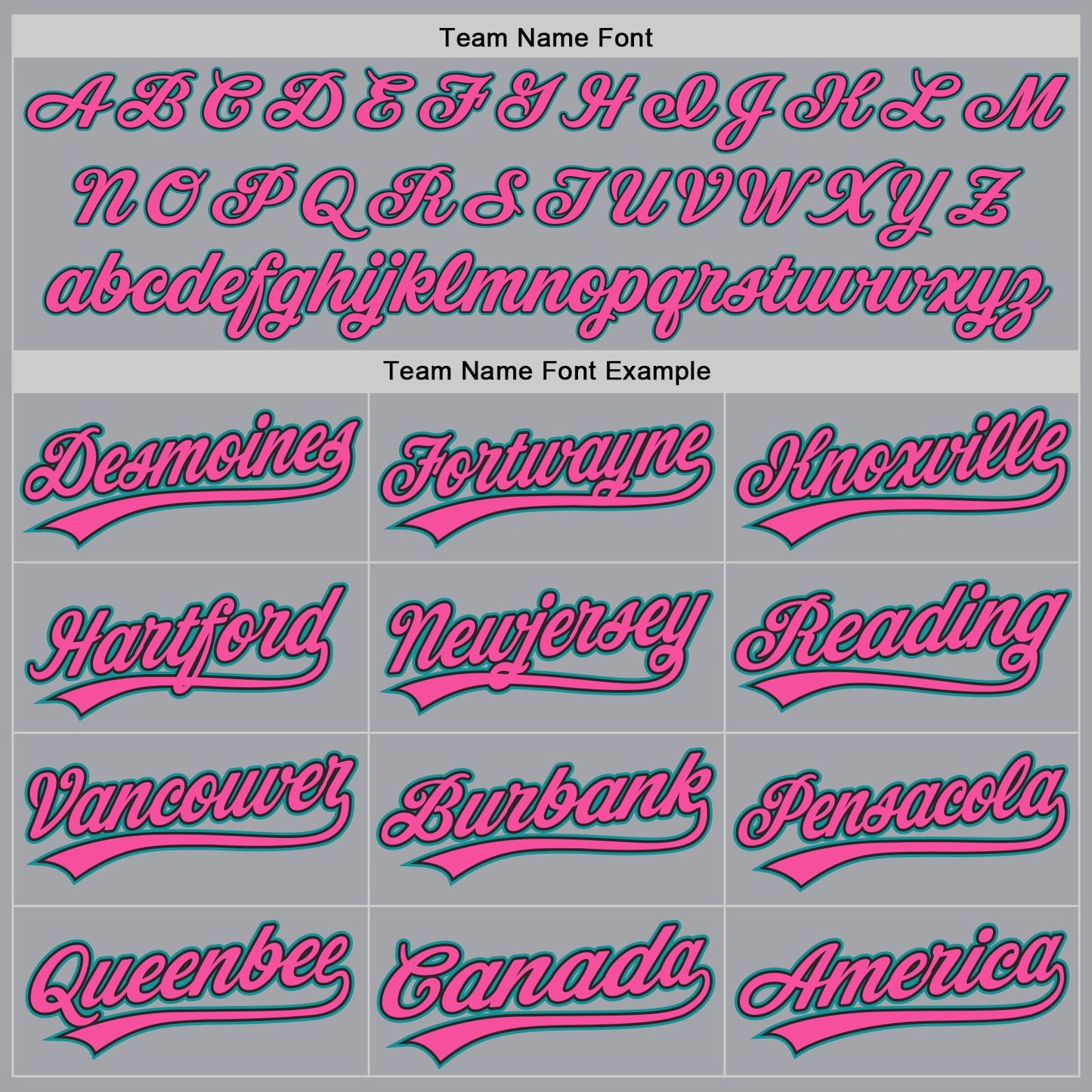 Custom Gray Teal Black-Pink Authentic Baseball Jersey view 4