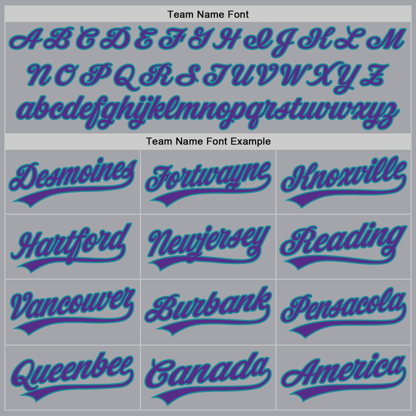 Custom Gray Purple-Teal Authentic Baseball Jersey view 4