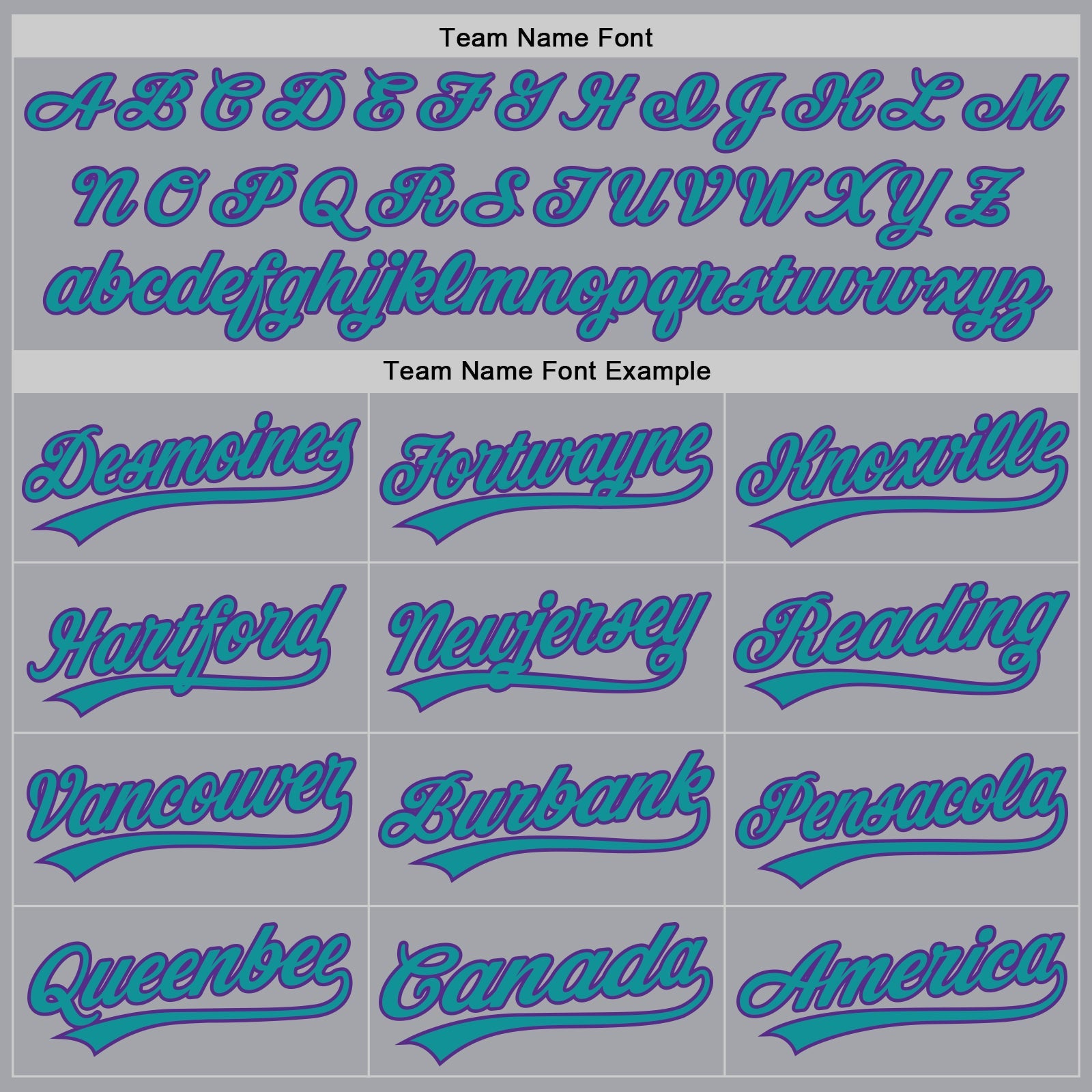 Custom Gray Teal-Purple Authentic Baseball Jersey view 4