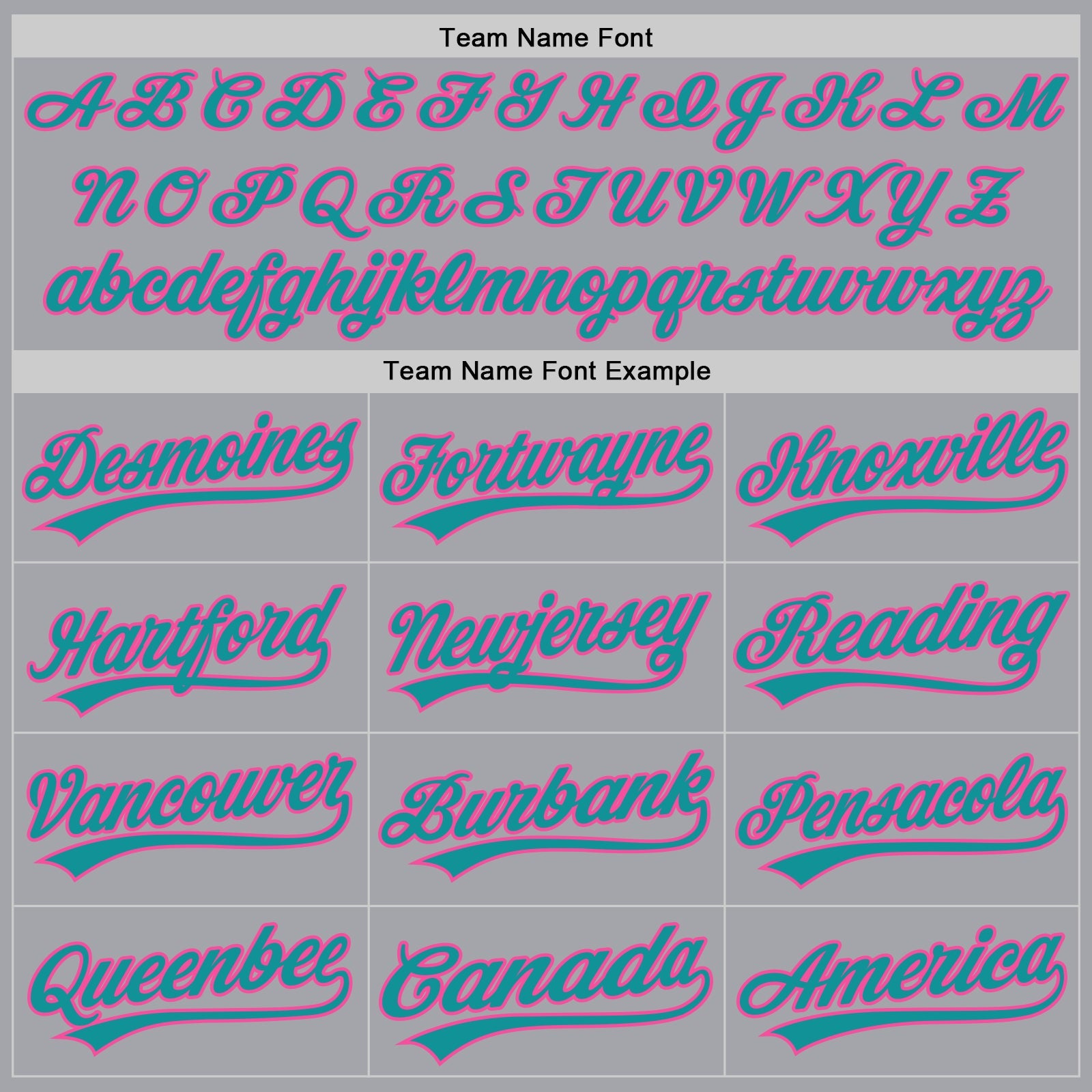 Custom Gray Teal-Pink Authentic Baseball Jersey view 4