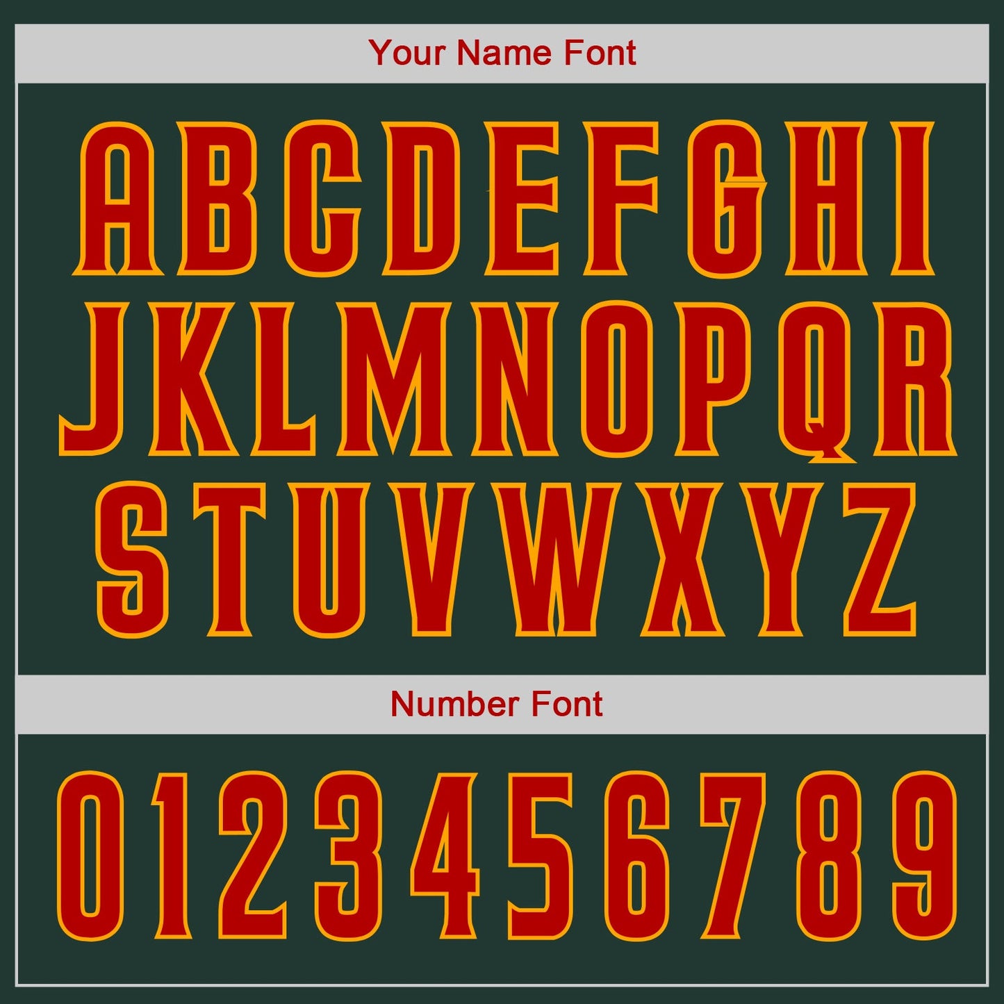 Custom Green Red-Gold Authentic Baseball Jersey view 5