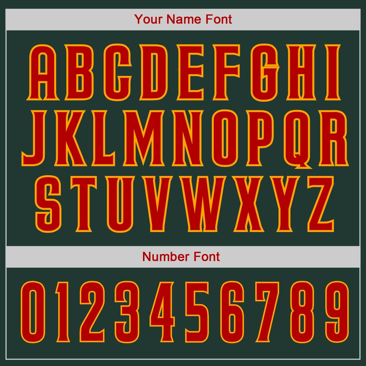 Custom Green Red-Gold Authentic Baseball Jersey view 5