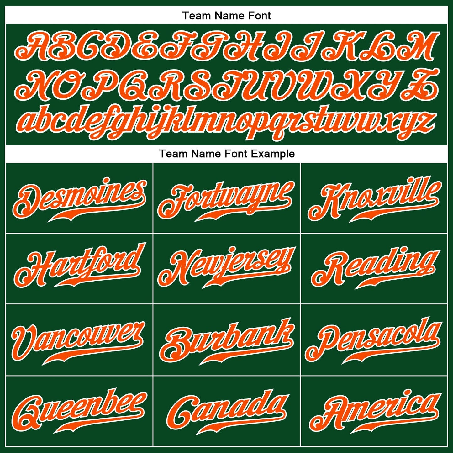 Custom Green Orange-White Authentic Baseball Jersey view 5