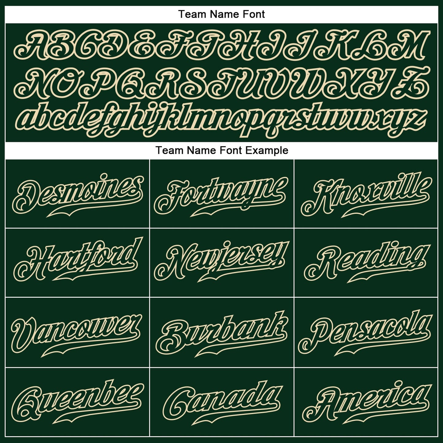 Custom Green Green-Cream Authentic Baseball Jersey view 4