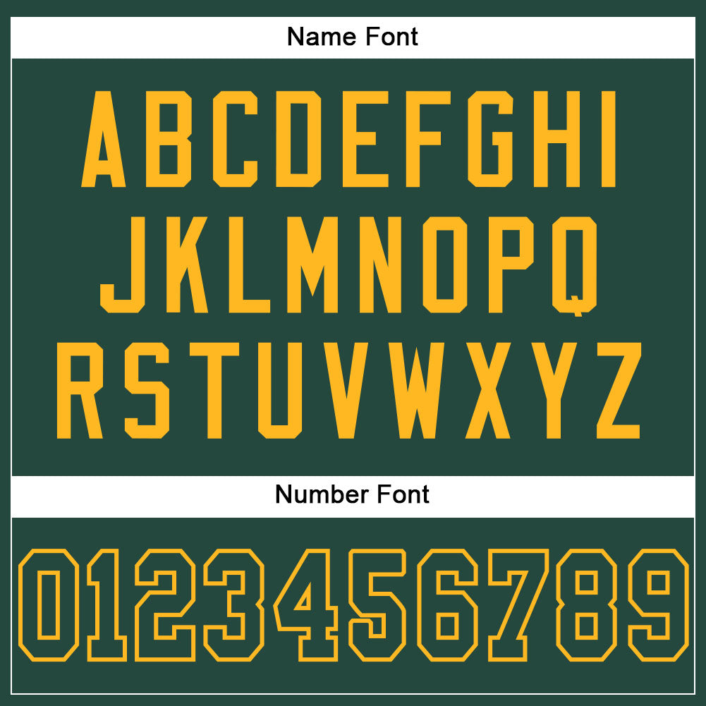 Custom Green Green-Gold Mesh Authentic Football Jersey view 4