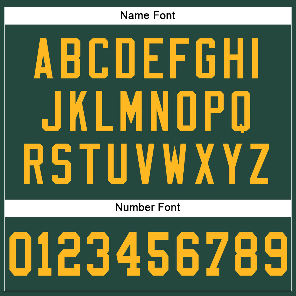 Custom Green Gold Mesh Authentic Football Jersey view 4