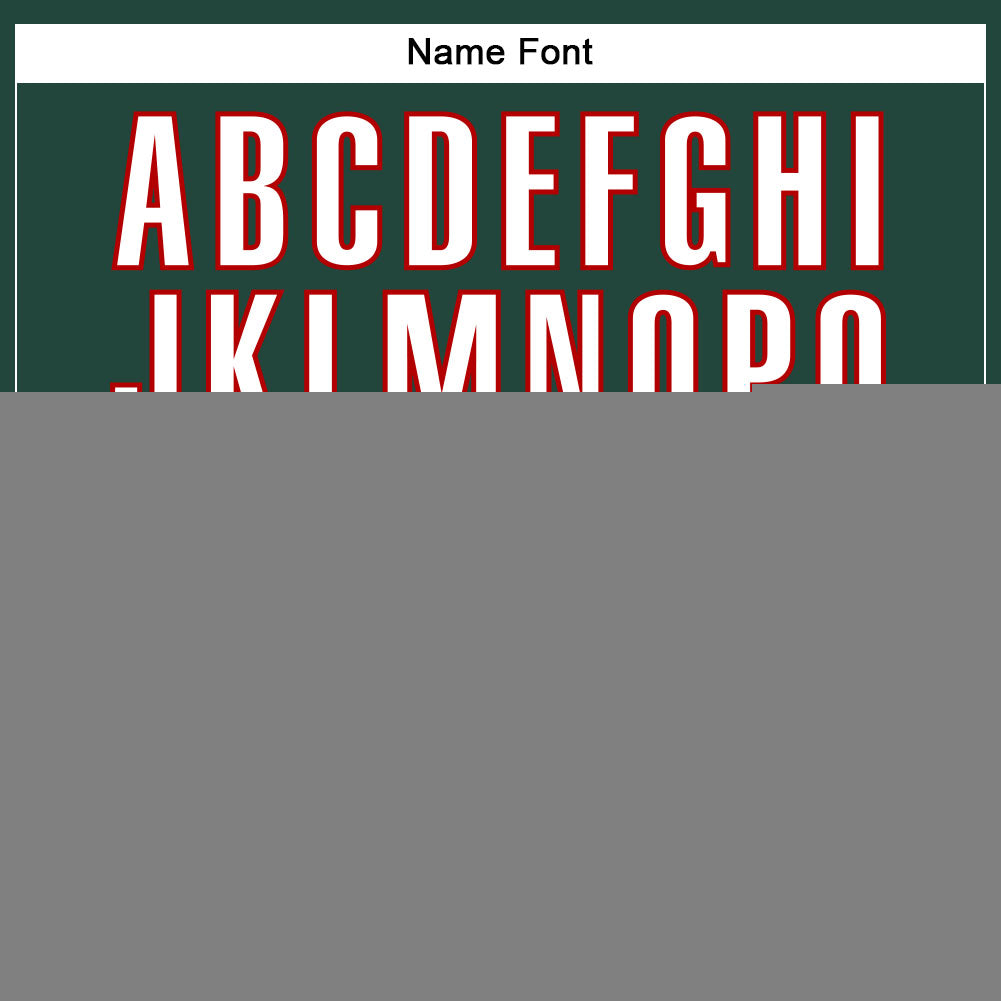 Custom Green White-Red Mesh Authentic Football Jersey view 3