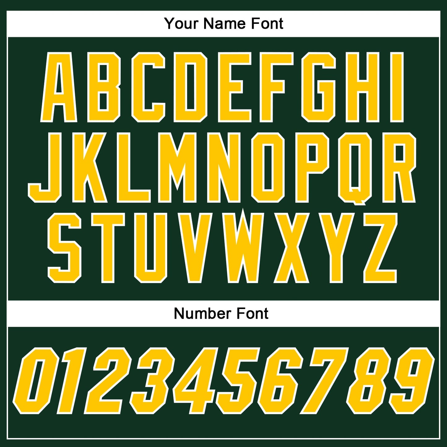 Custom Green Gold-White Authentic Baseball Jersey view 5