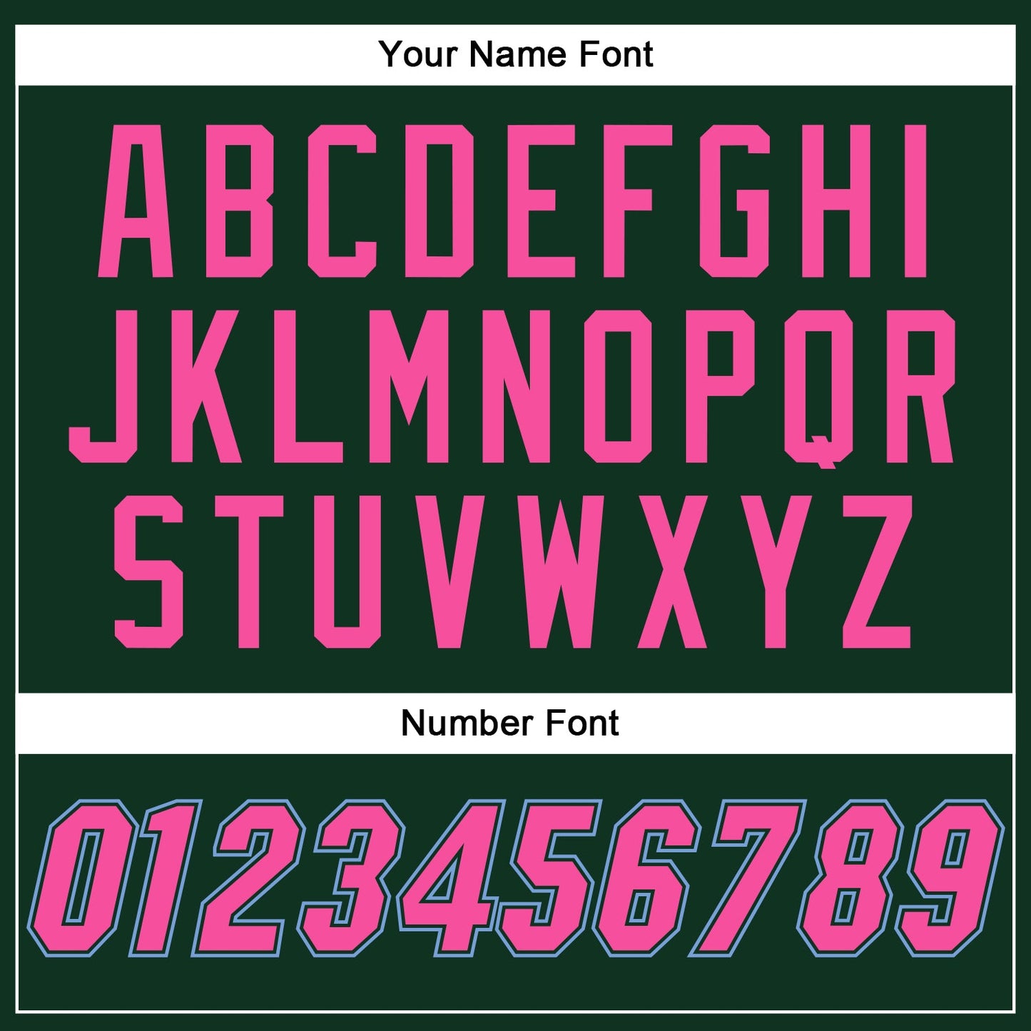 Custom Green Pink-Light Blue Authentic Baseball Jersey view 5