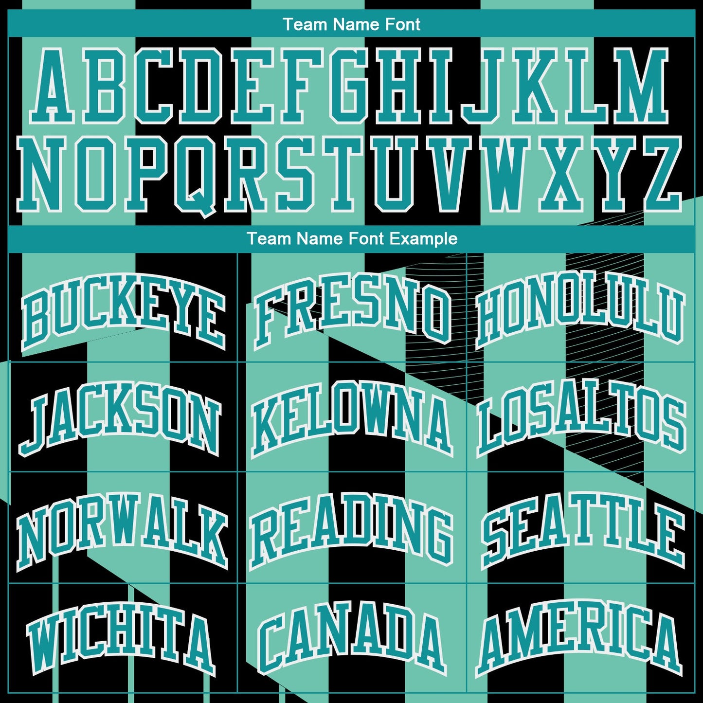 Custom Green Aqua-Black Round Neck Sublimation Basketball Uniform Jersey view 3