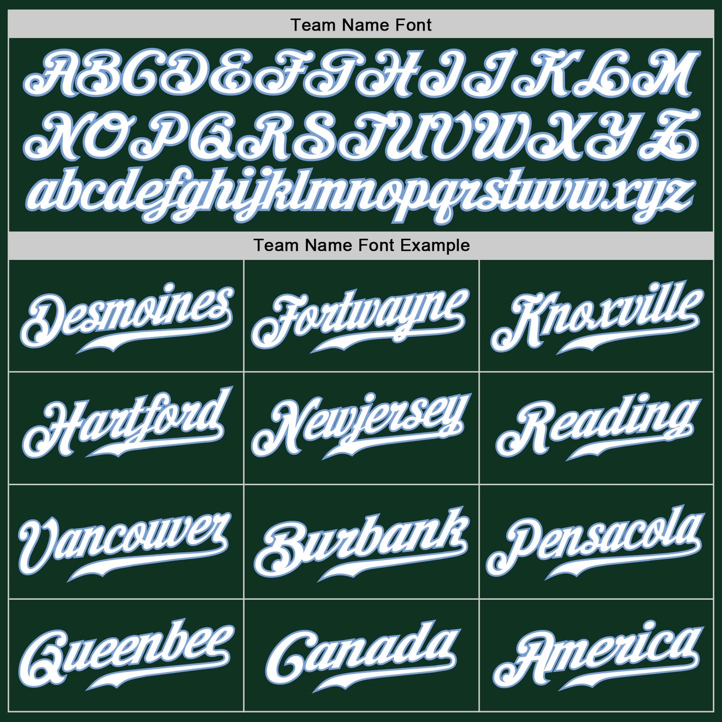 Custom Green White-Light Blue Authentic Baseball Jersey view 4