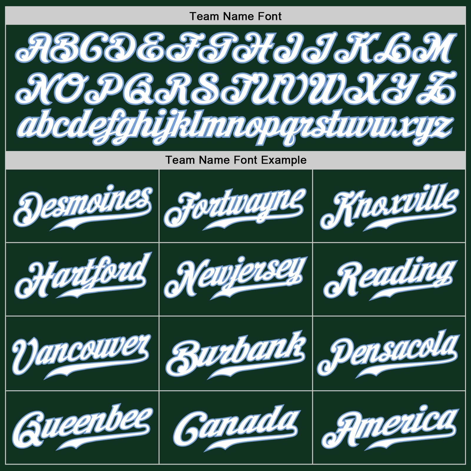 Custom Green White-Light Blue Authentic Baseball Jersey view 4